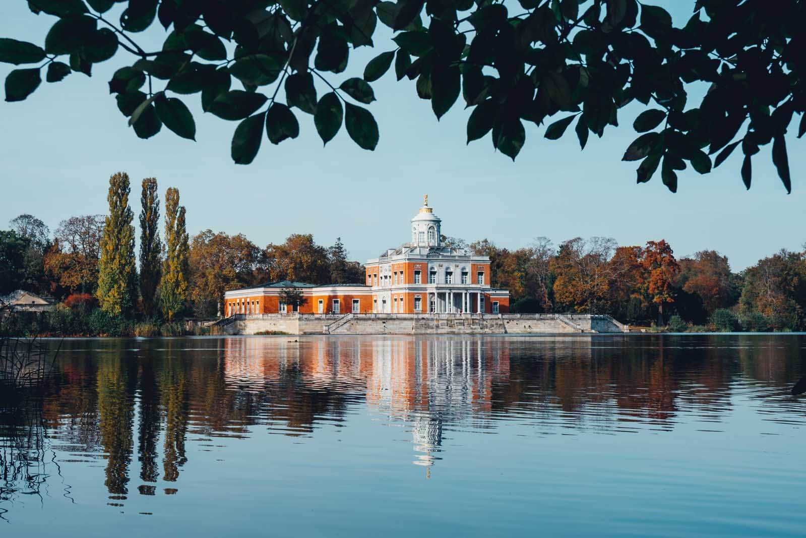 Marmorpalais In Potsdam Background