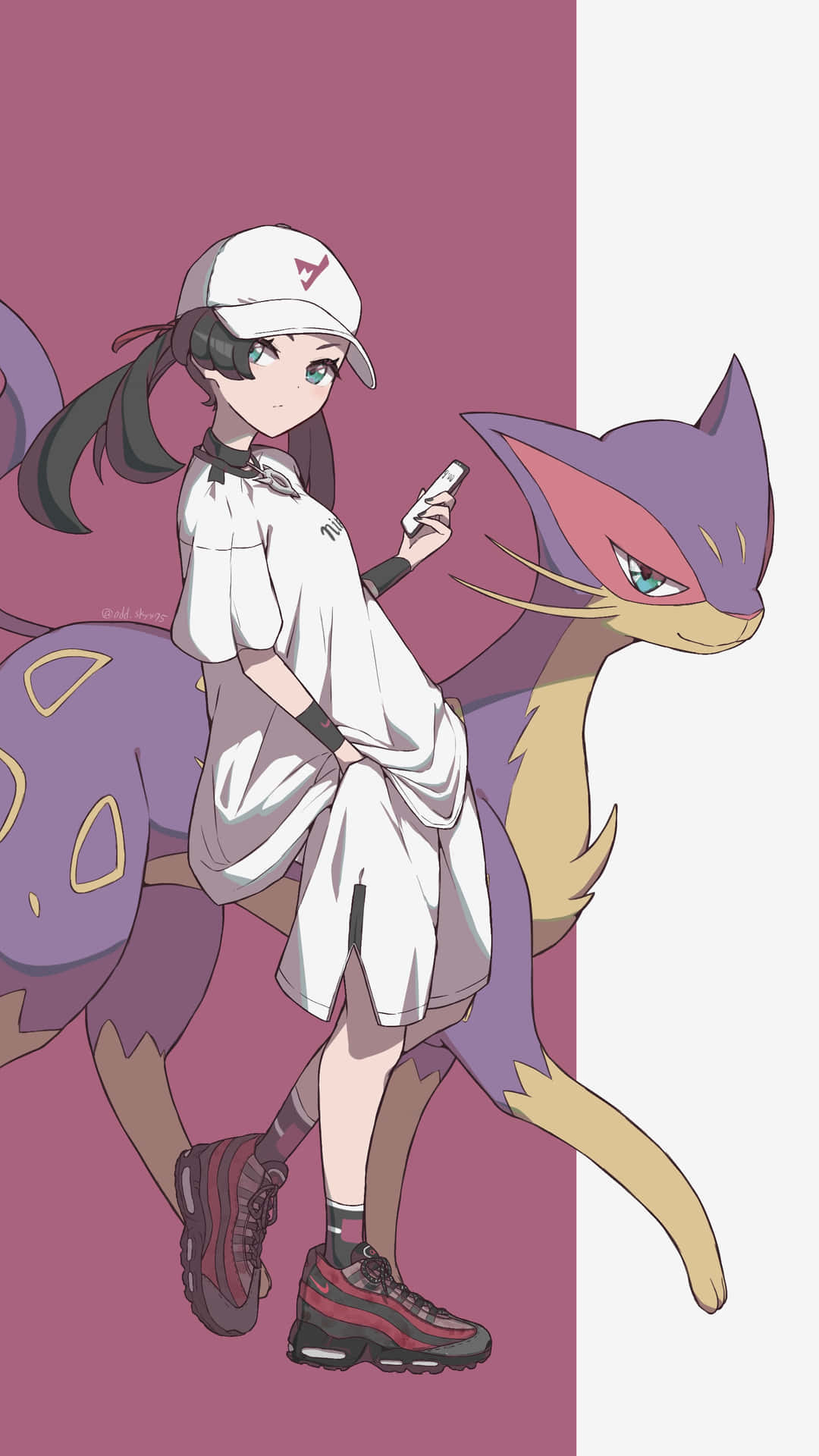 Marnie With Liepard Background