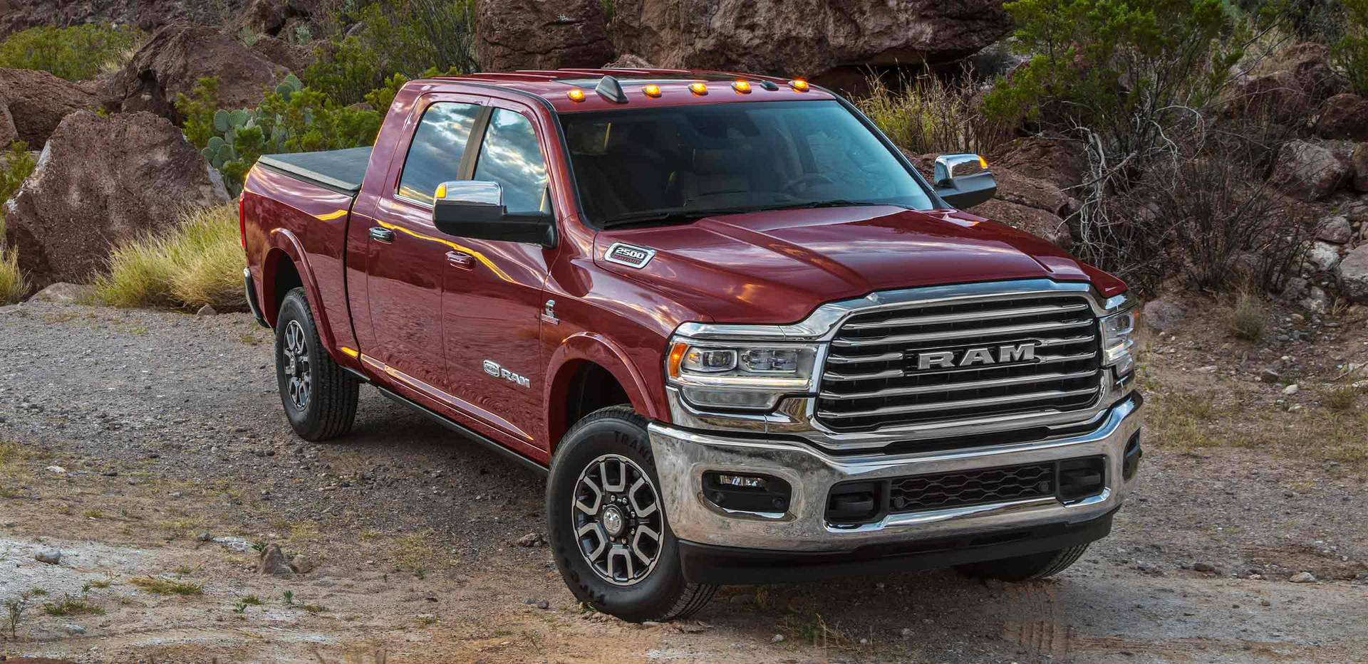 Maroon 2500 Ram Truck