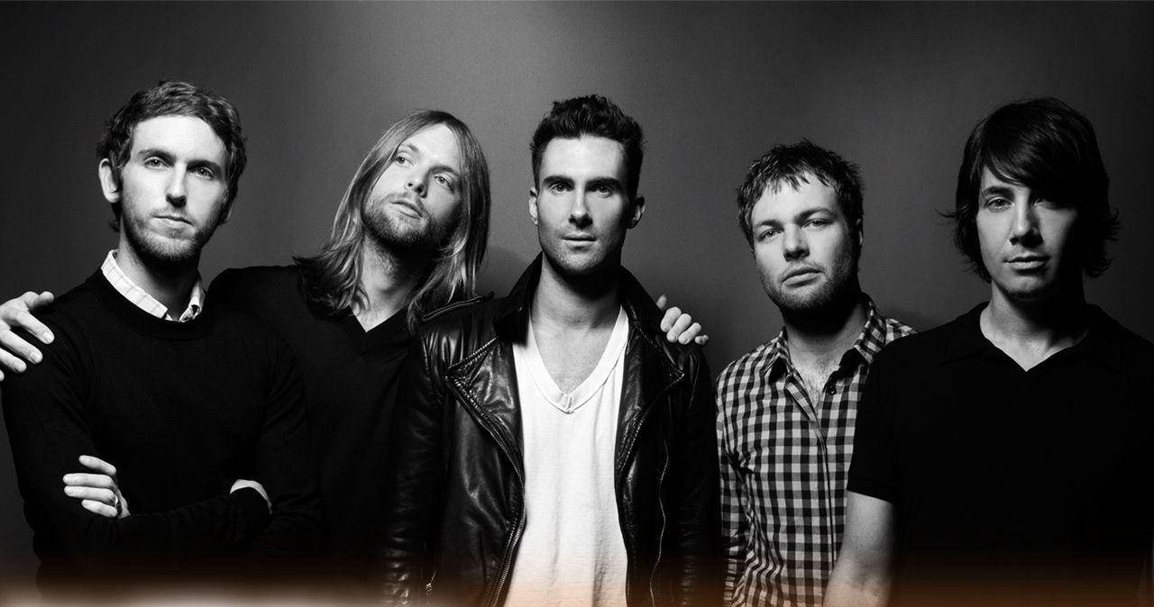 Maroon 5 Group Shot Monochrome