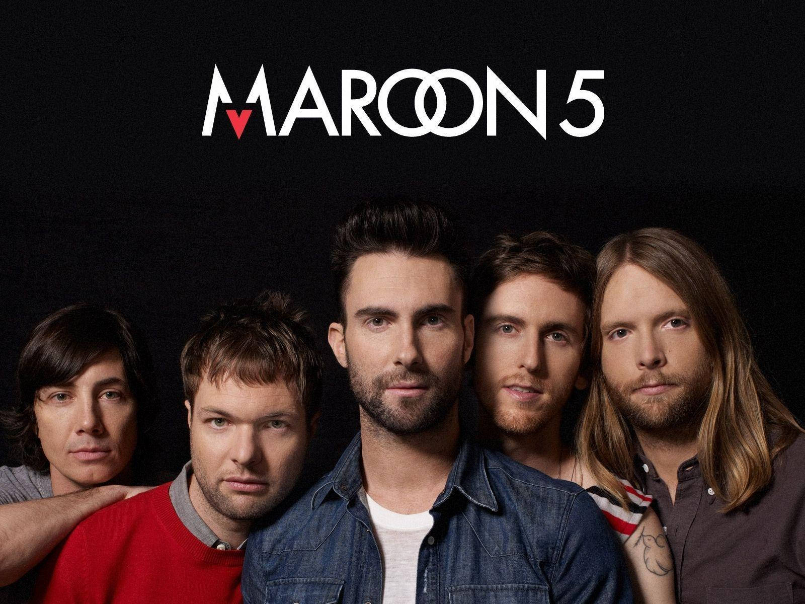 Maroon 5 Long Hair Logo Background
