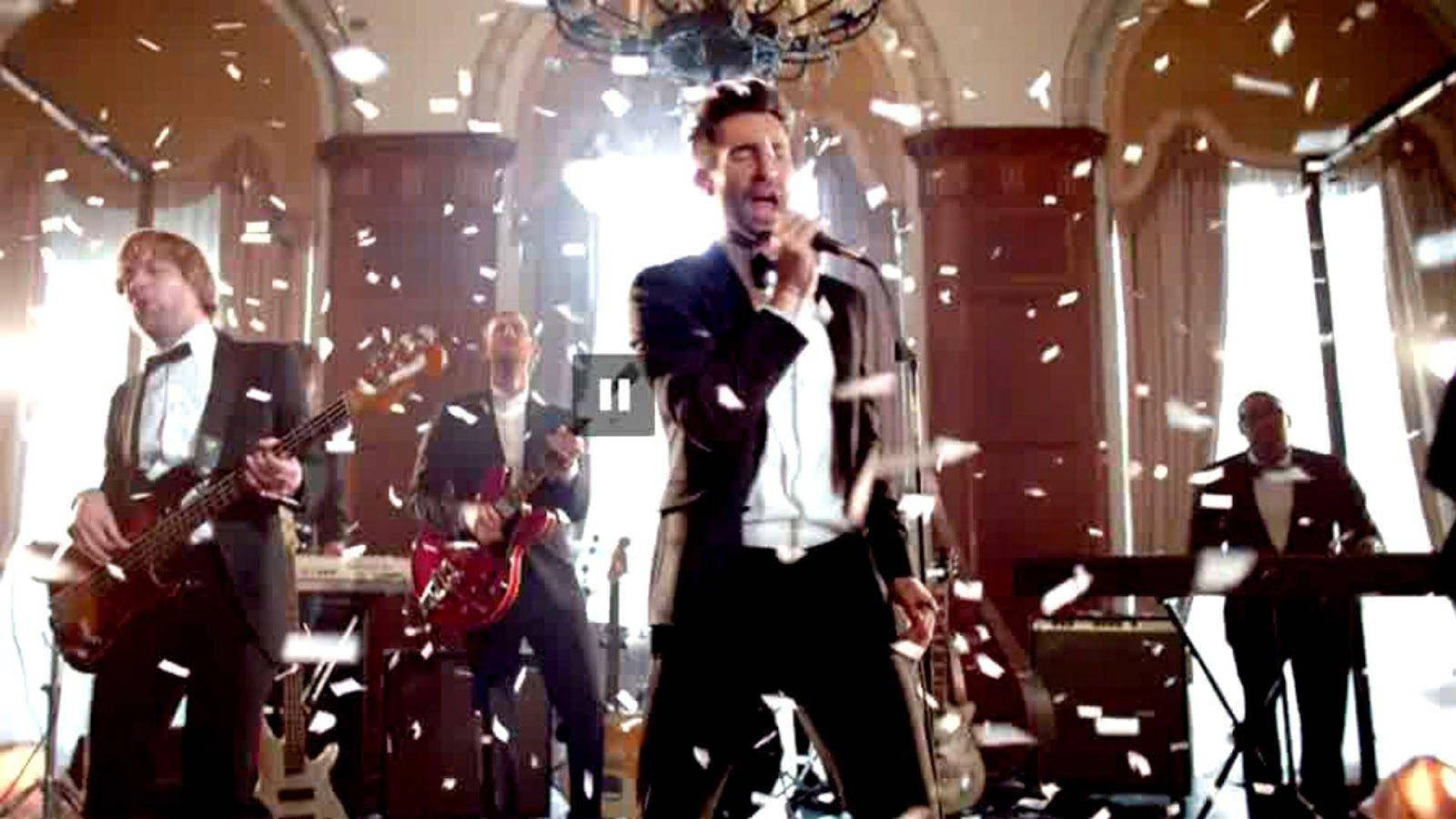 Maroon 5 Music Video Confetti Background