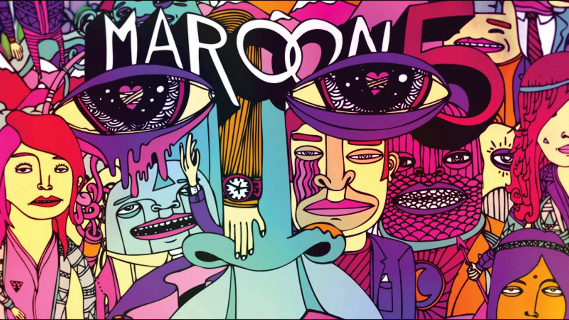 Maroon 5 Overexposed Artwork Background