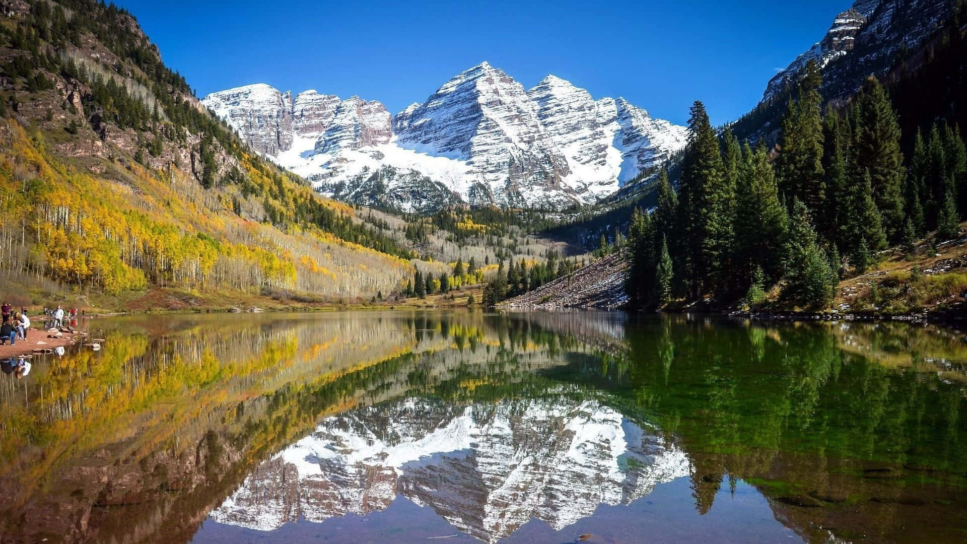 Maroon Bells Peak Colorado Desktop Background