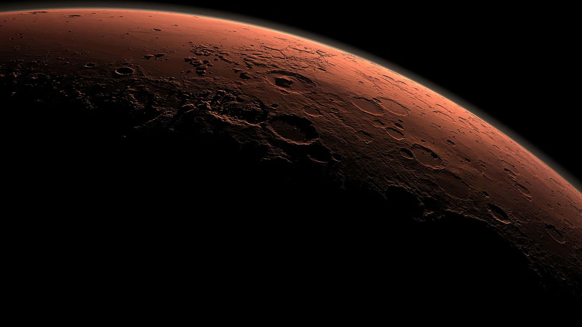 Mars_ Crescent_in_ Shadow_4 K Background