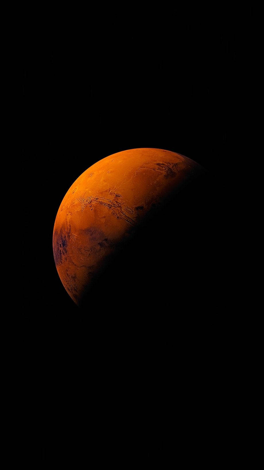 Mars Planet Orange Phone Background