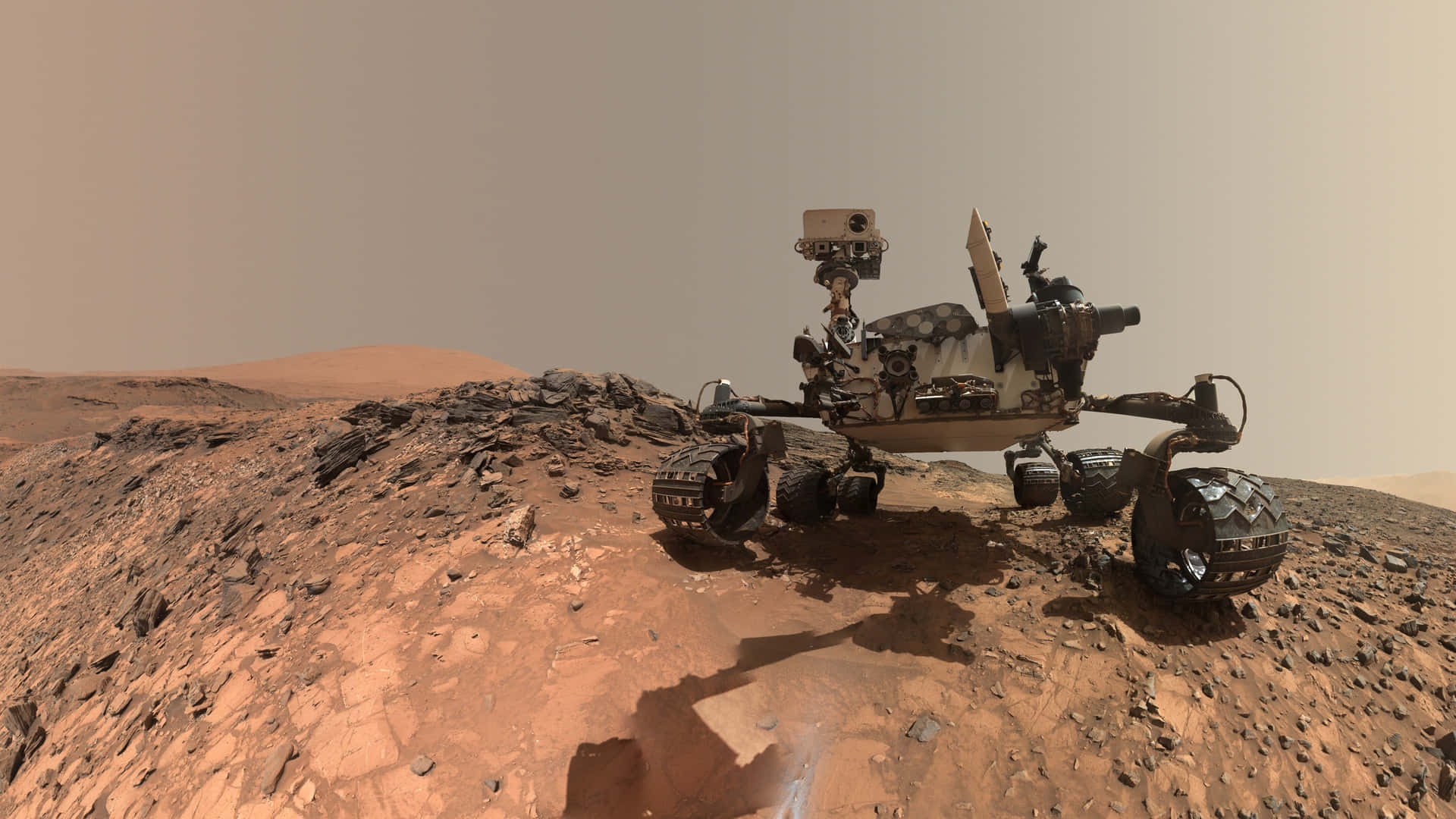 Mars Rover Exploration4 K Background