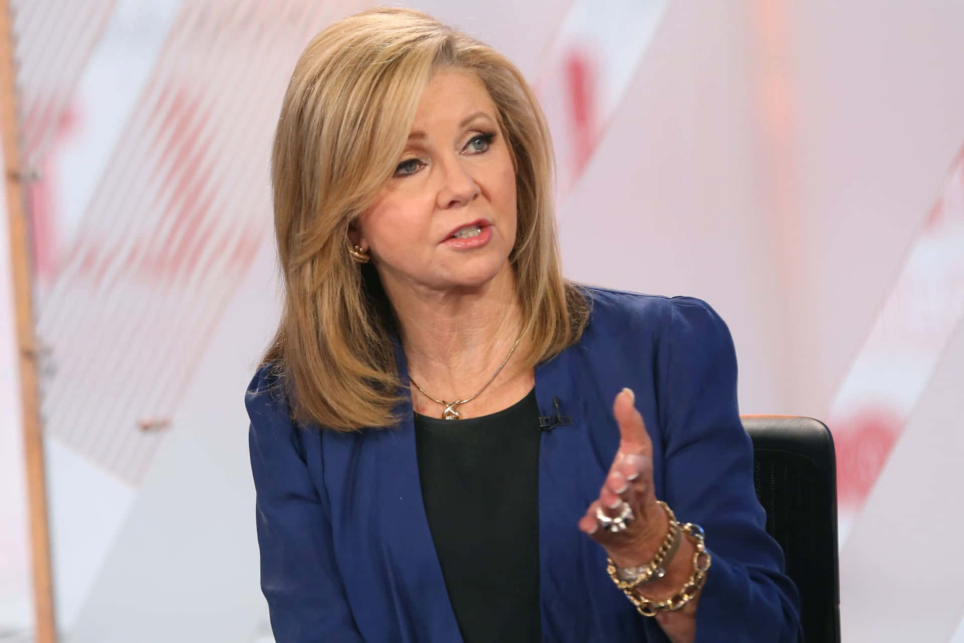 Marsha Blackburn In Interview Background