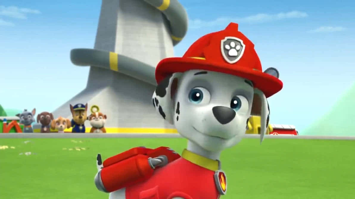Marshall Fire Pup Paw Patrol Background