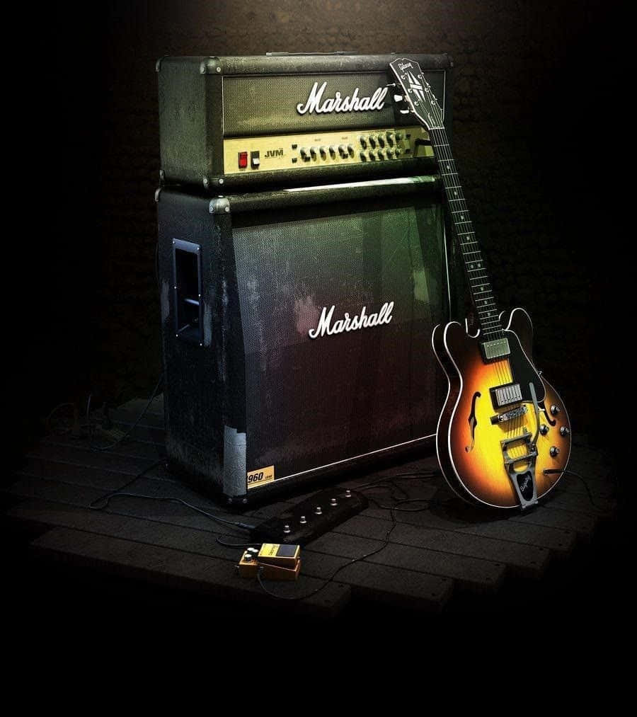 Marshall Guitar Amp And Amp