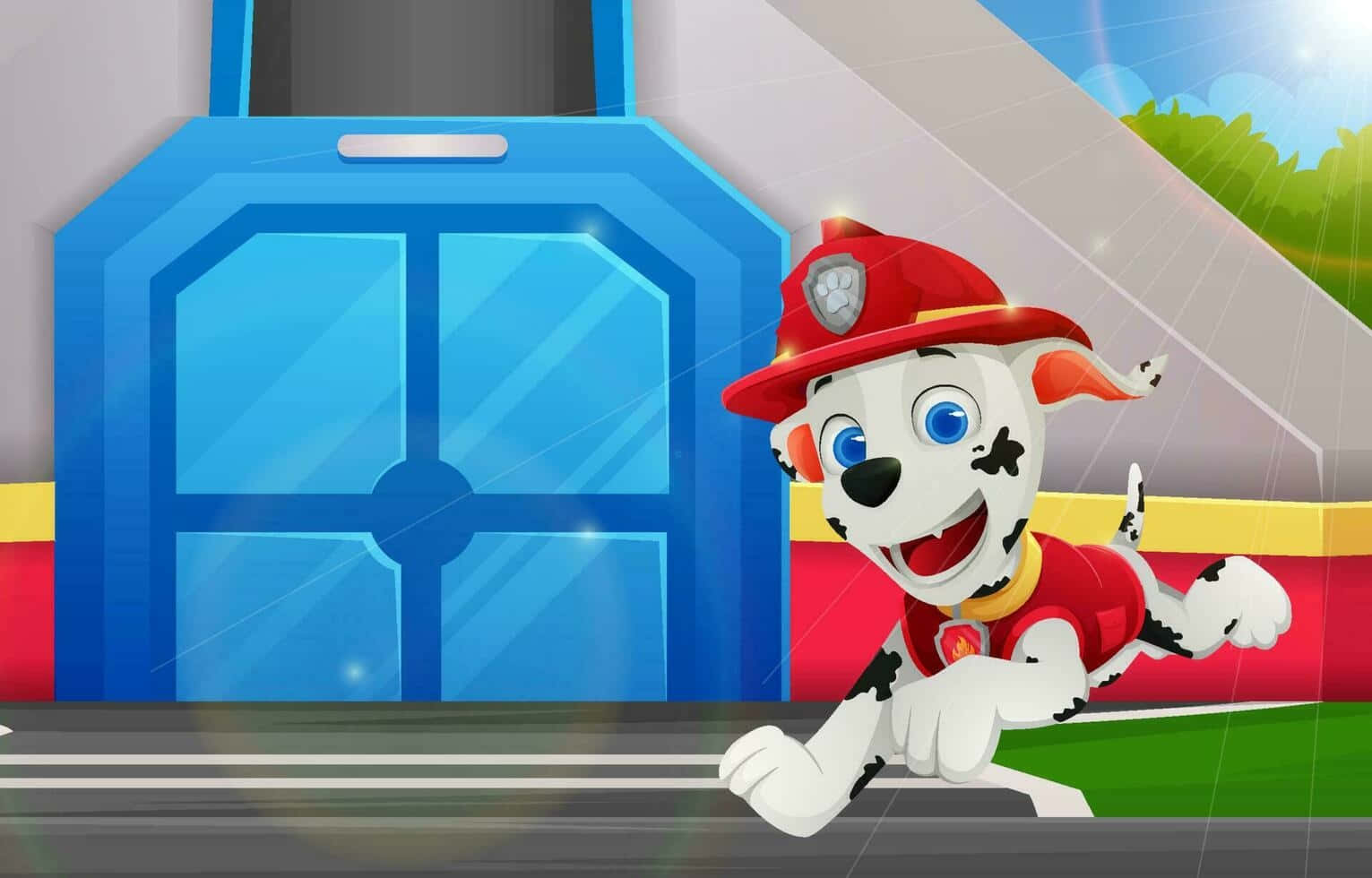 Marshall Paw Patrol Fire Pup Adventure Background