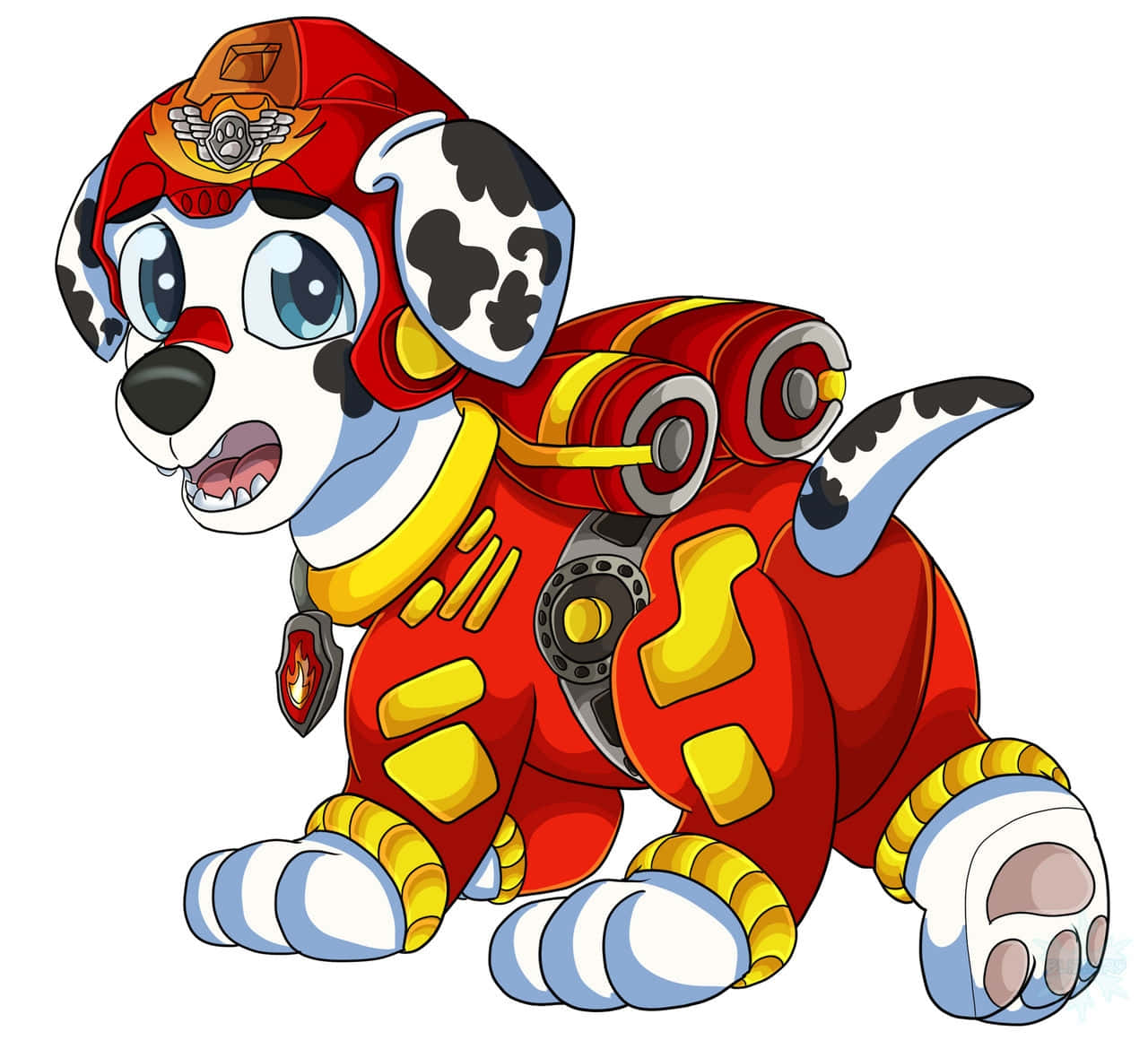 Marshall Paw Patrol Fire Pup Background