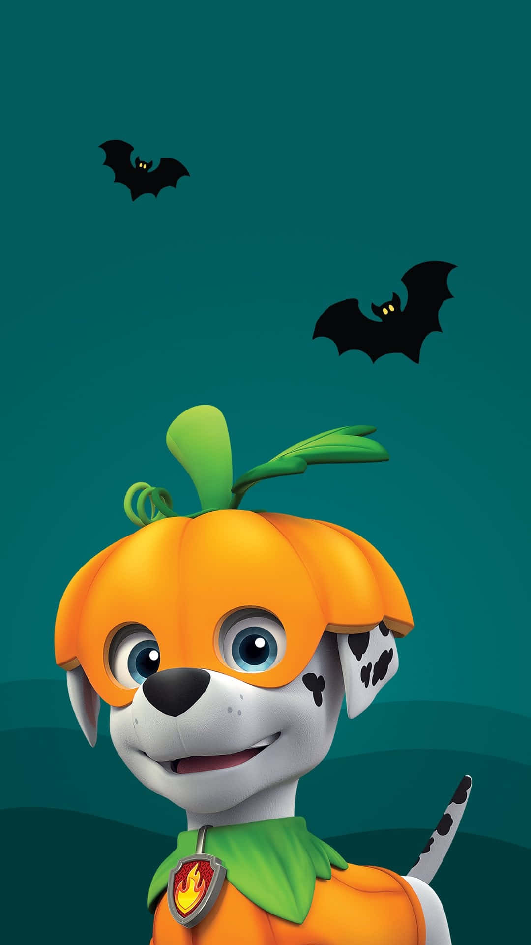 Marshall Paw Patrol Halloween Pumpkin Costume Background