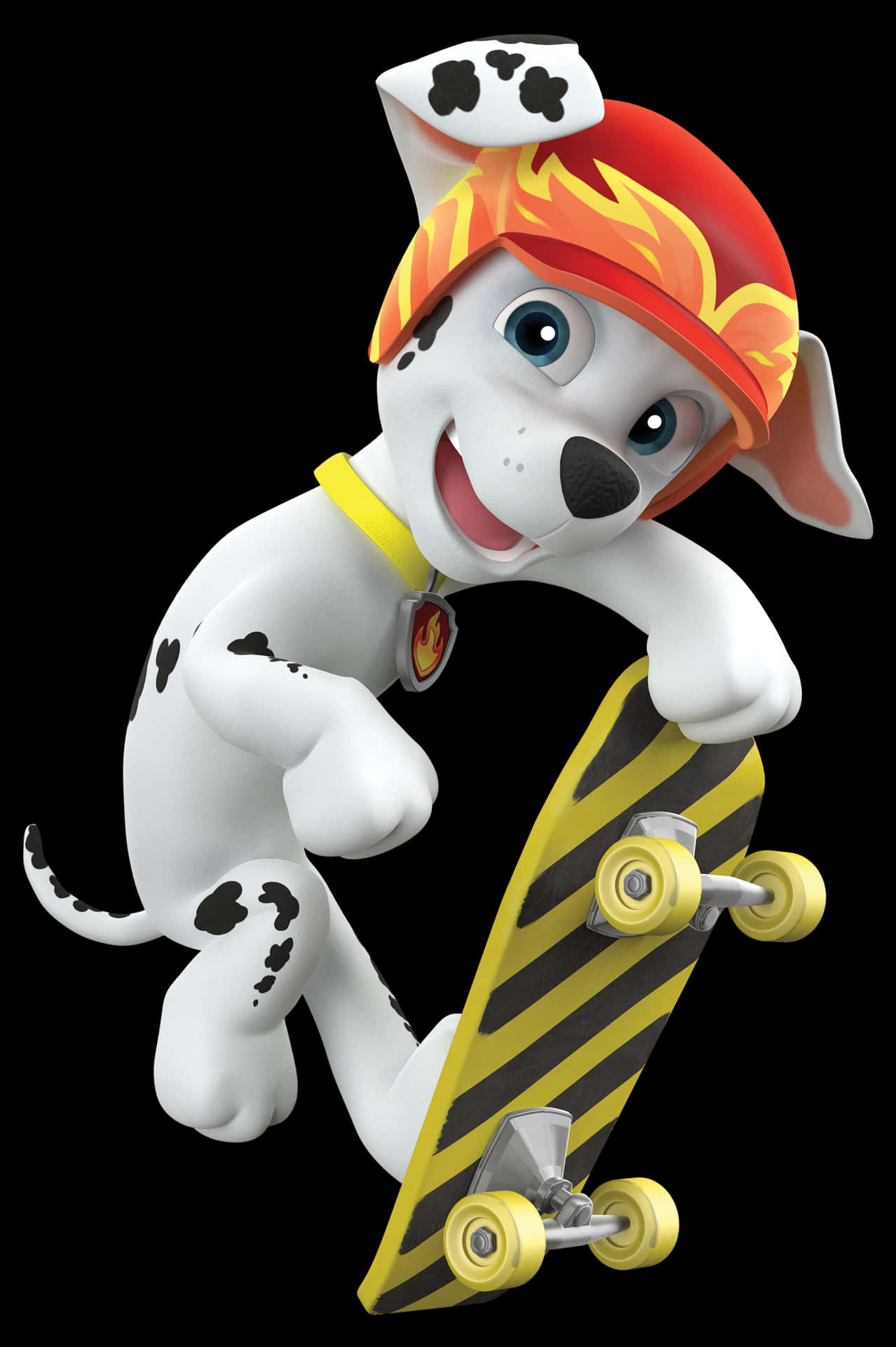 Marshall Skateboarding Paw Patrol Background