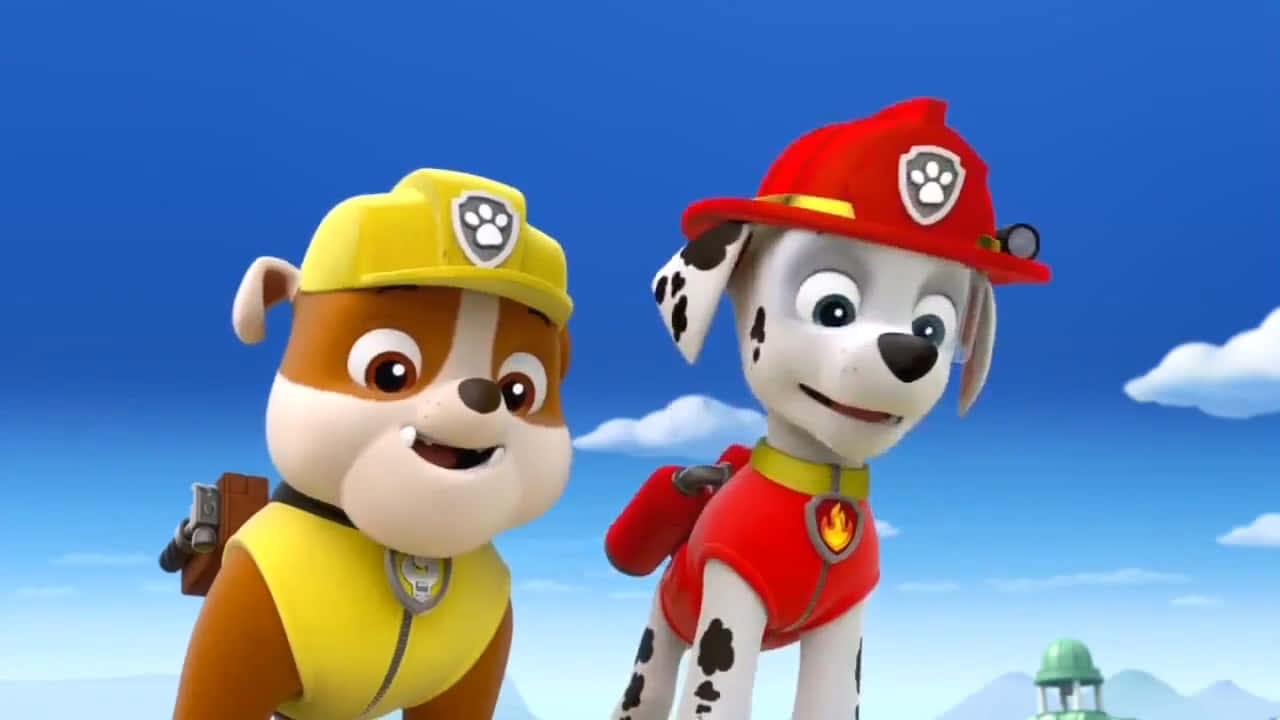 Marshalland Rubble Paw Patrol Friends Background