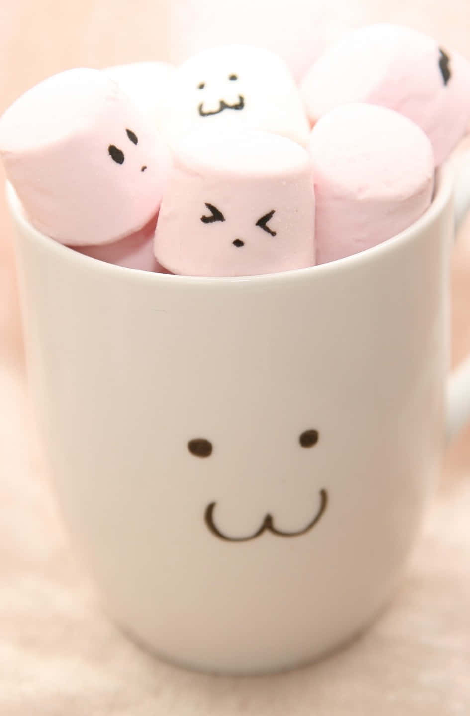 Marshmallow Cute Wallpaper Phone Background