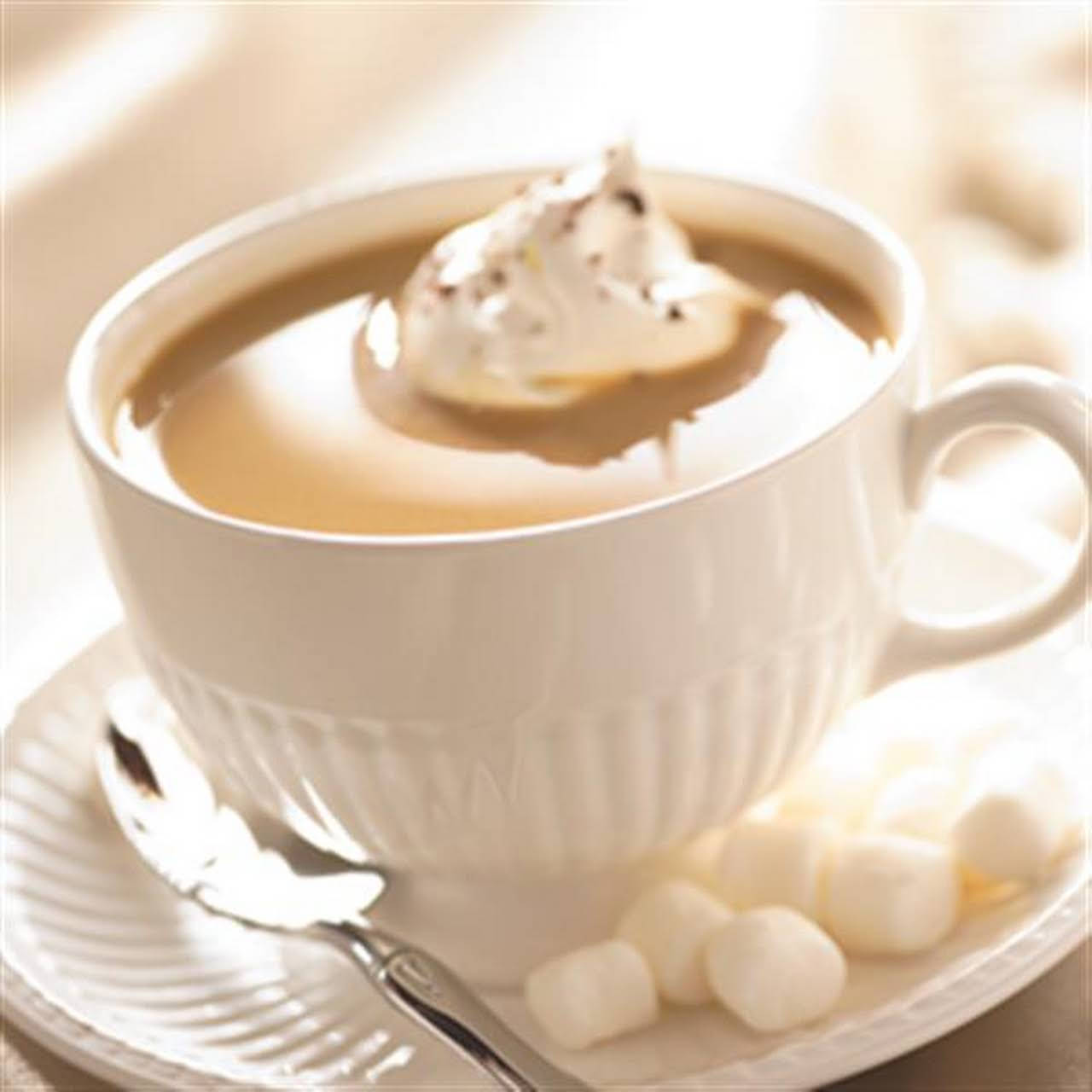 Marshmallow Frosting Caramel Coffee Background