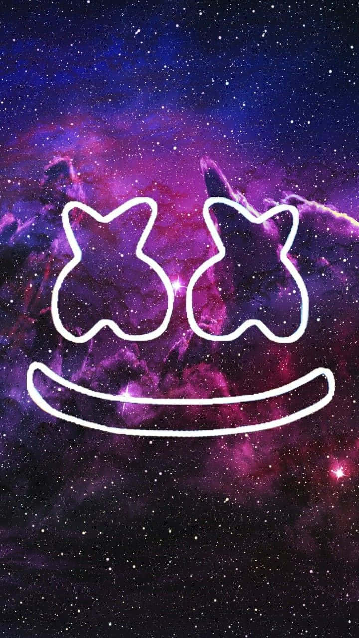 Marshmello - Galaxy - Ipad Wallpaper Background