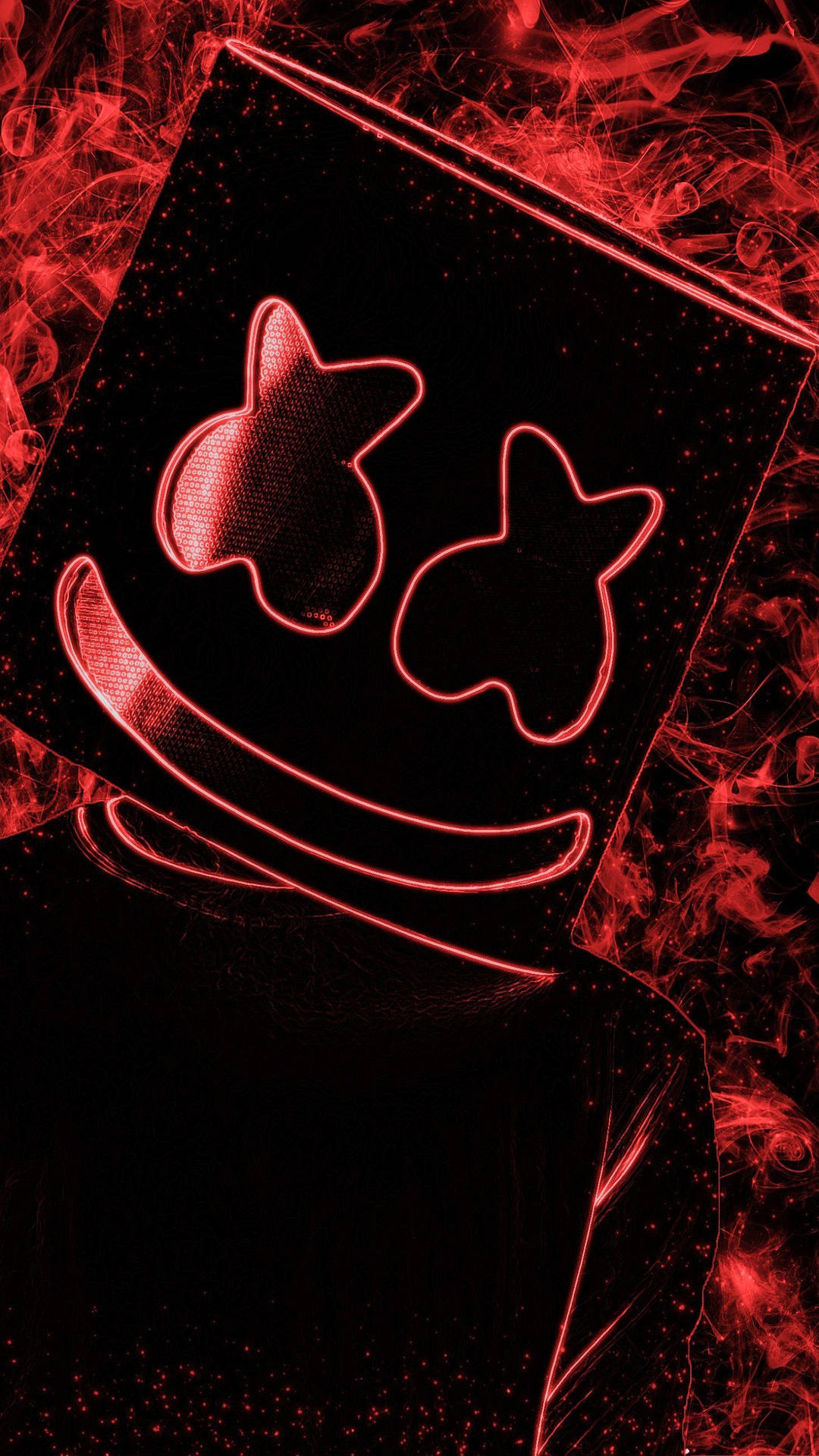 Marshmello Iphone Black And Red