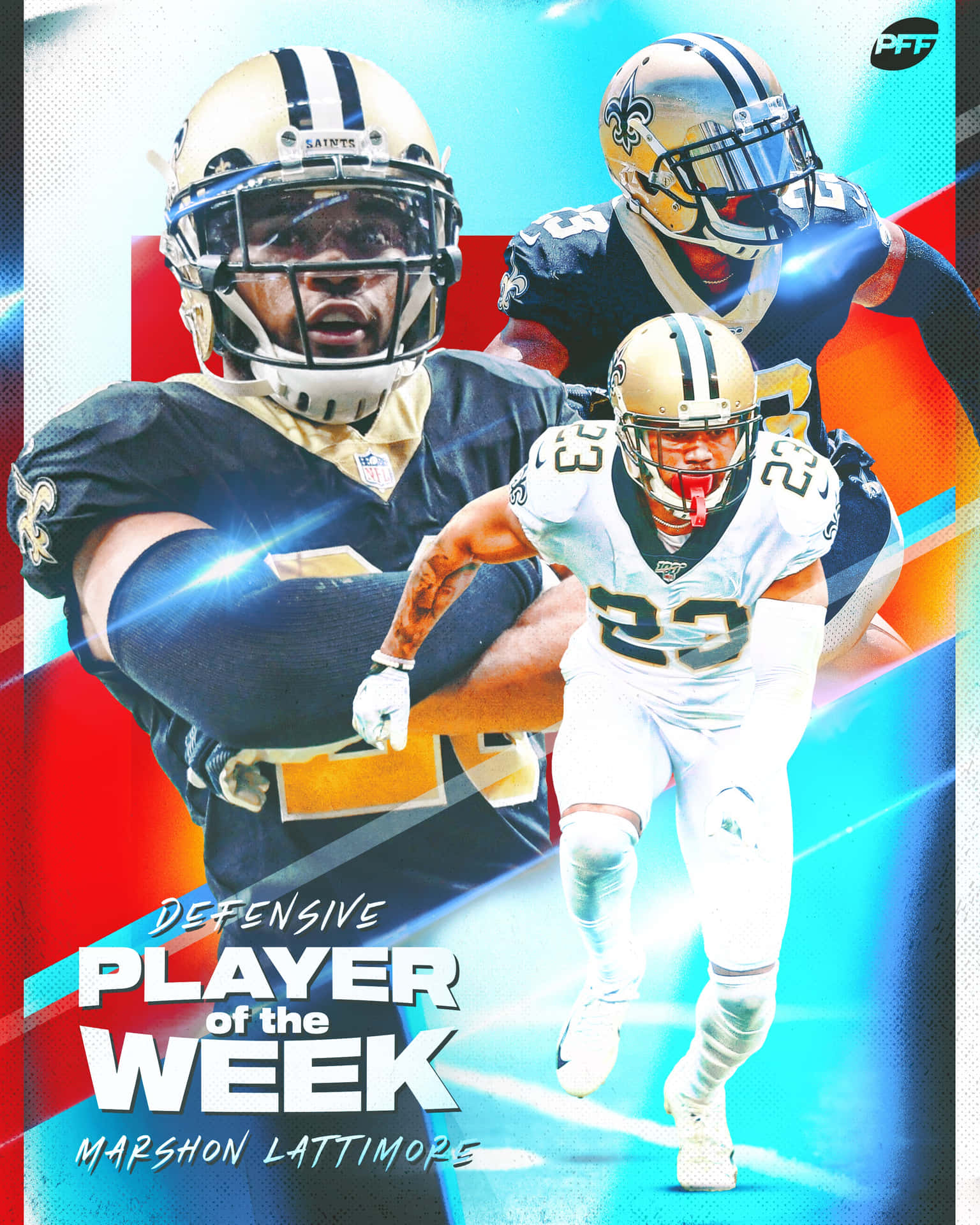 Marshon Lattimore Defensive Player Of The Week Background