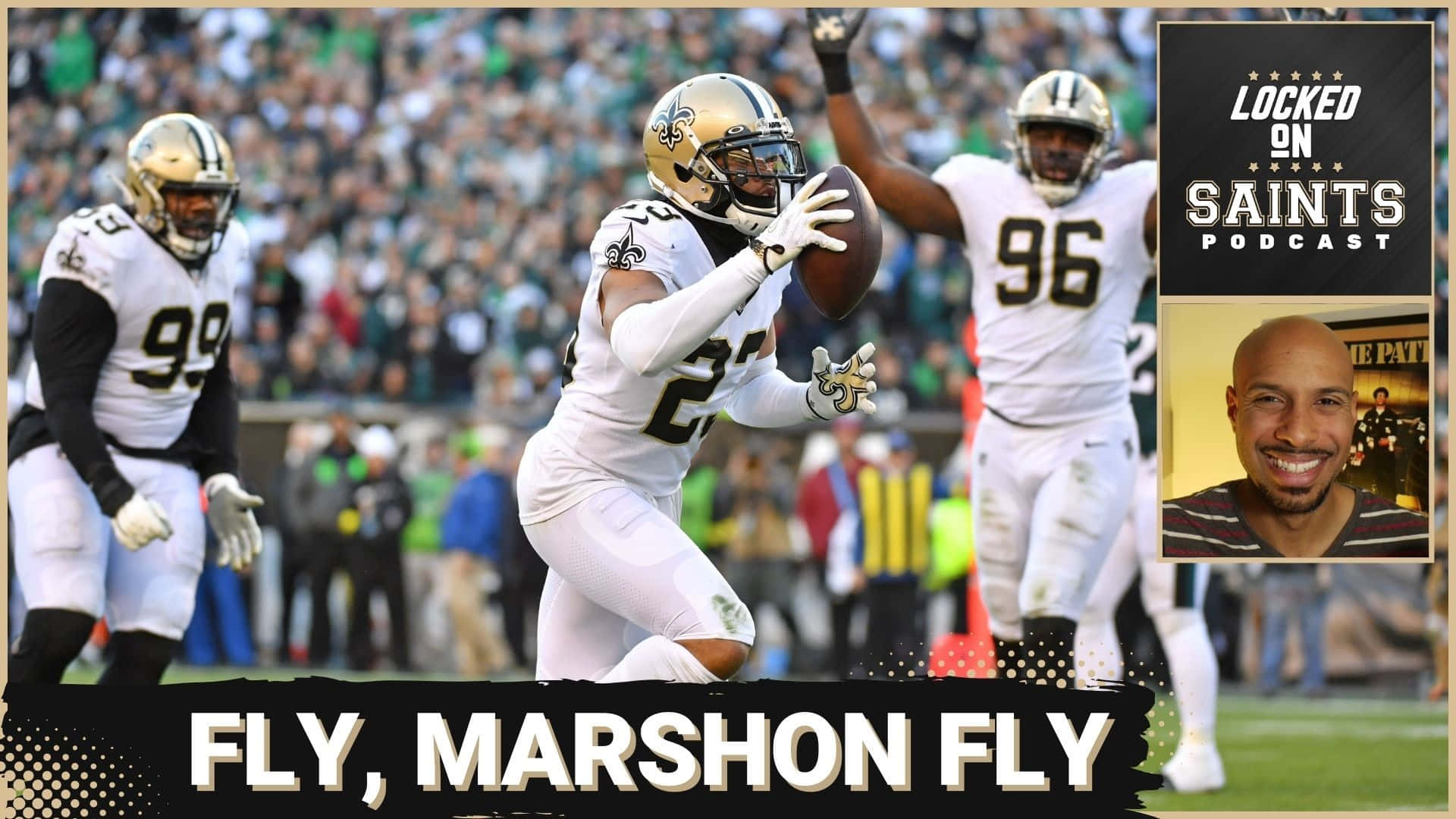 Marshon Lattimore Fly Marshon Fly Poster Background
