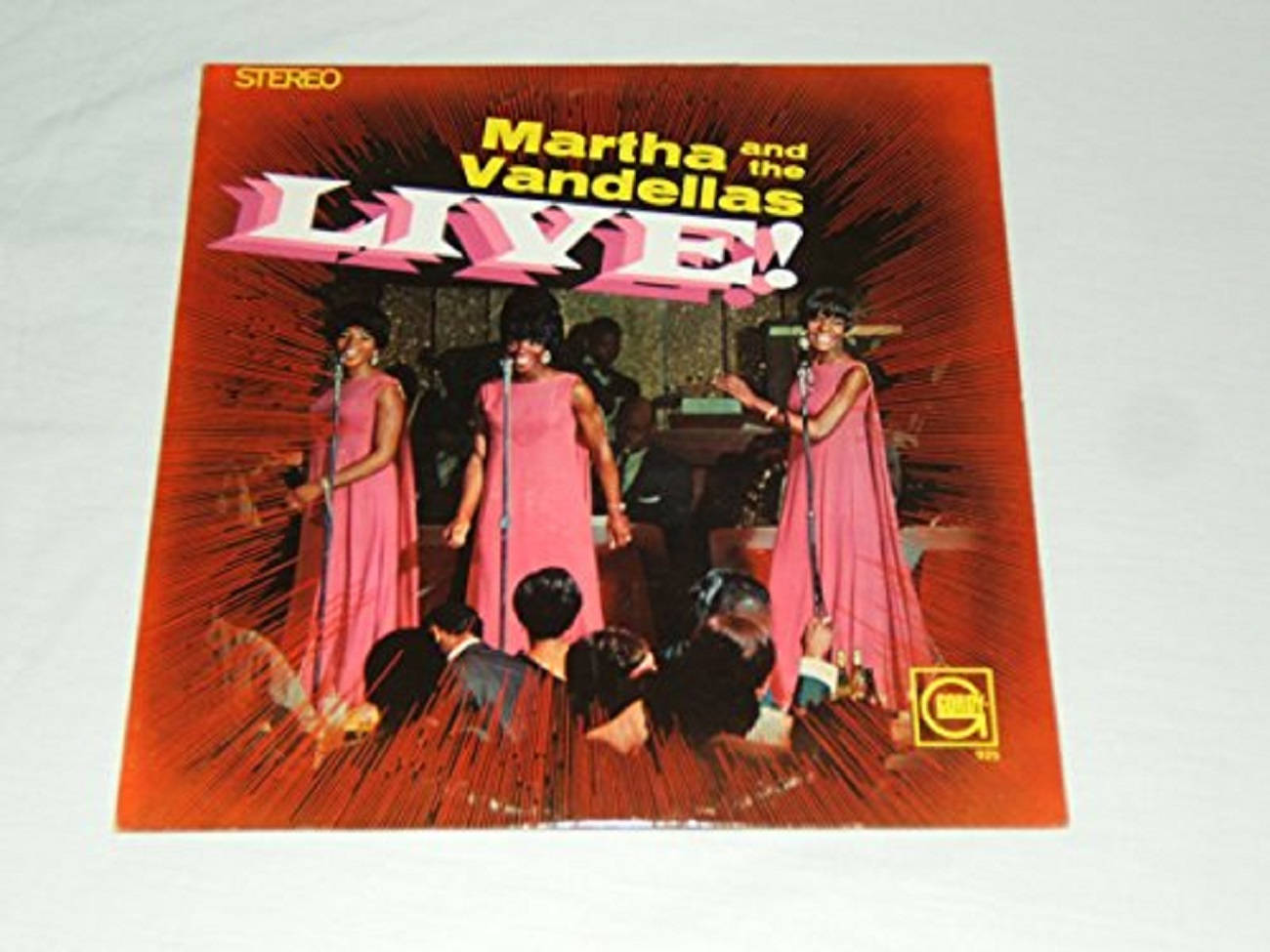 Martha And The Vandellas Live Concert Album Cover Background