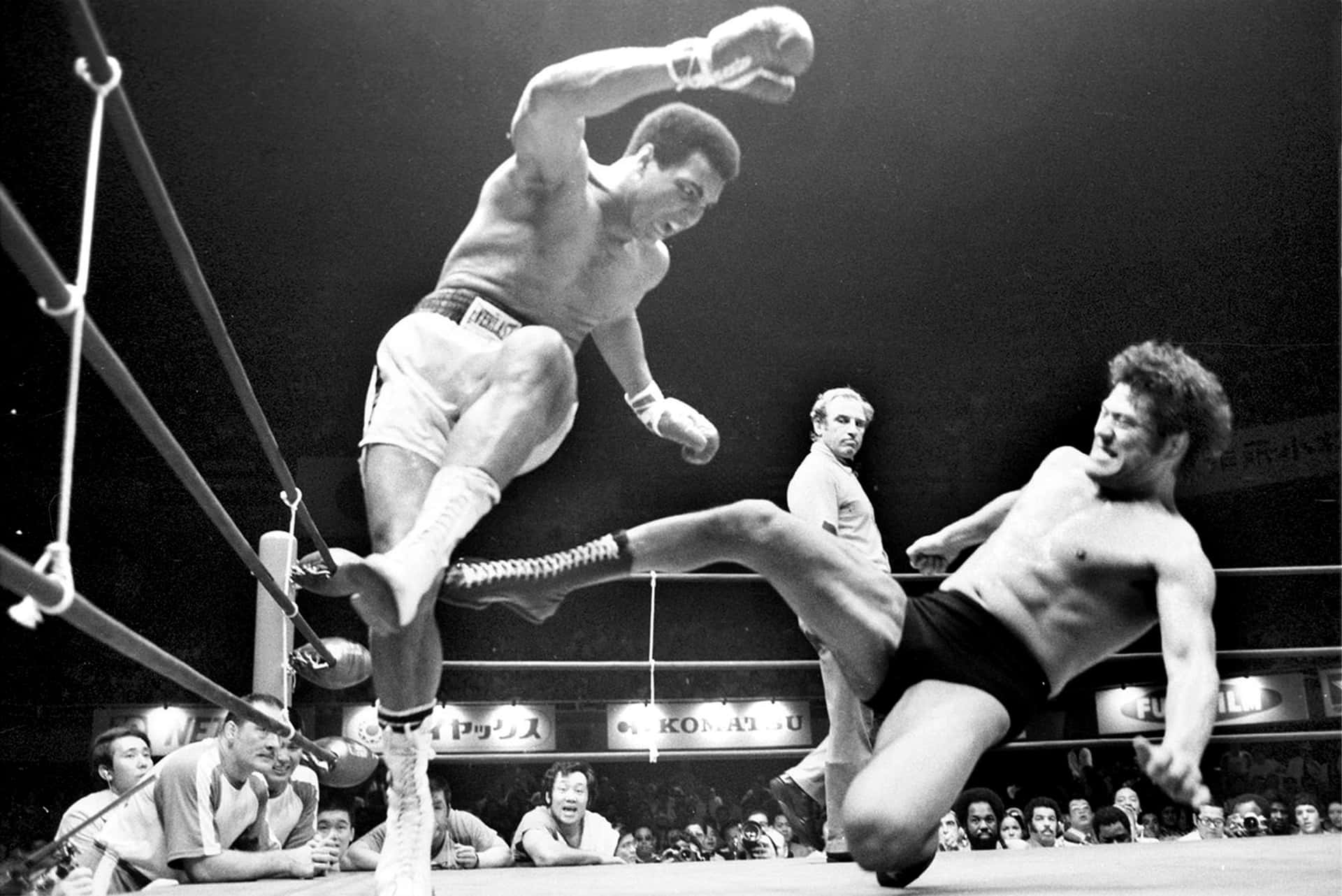 Martial Artist Antonio Inoki Muhammad Ali Background
