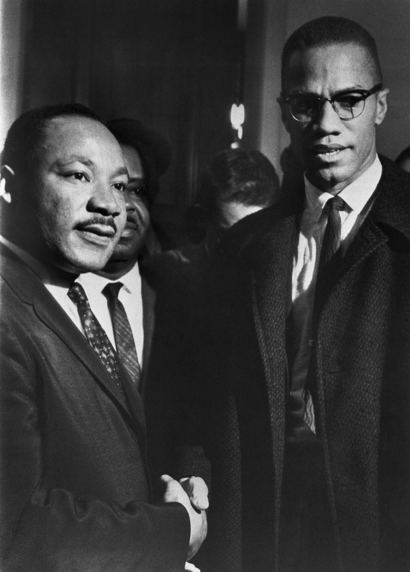 Martin Luther King Jr And Malcolm X Background