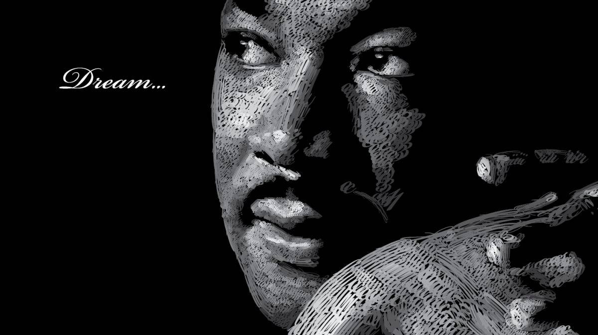 Martin Luther King Jr Dream Art Background