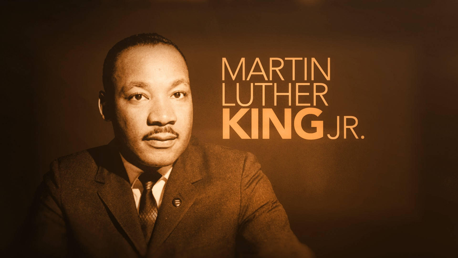 Martin Luther King Jr Sepia Poster Background