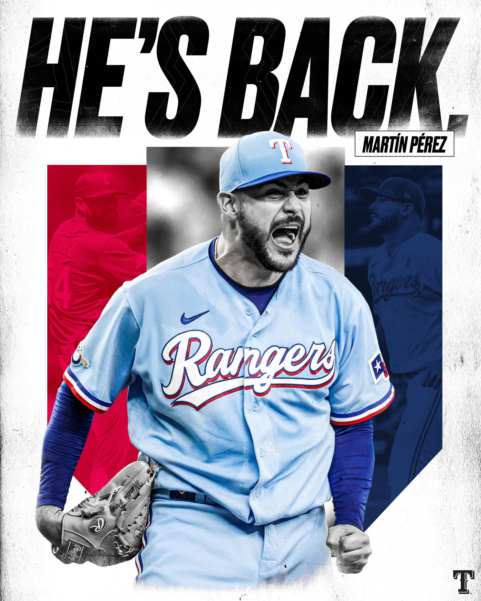 Martin Perez He's Back Poster