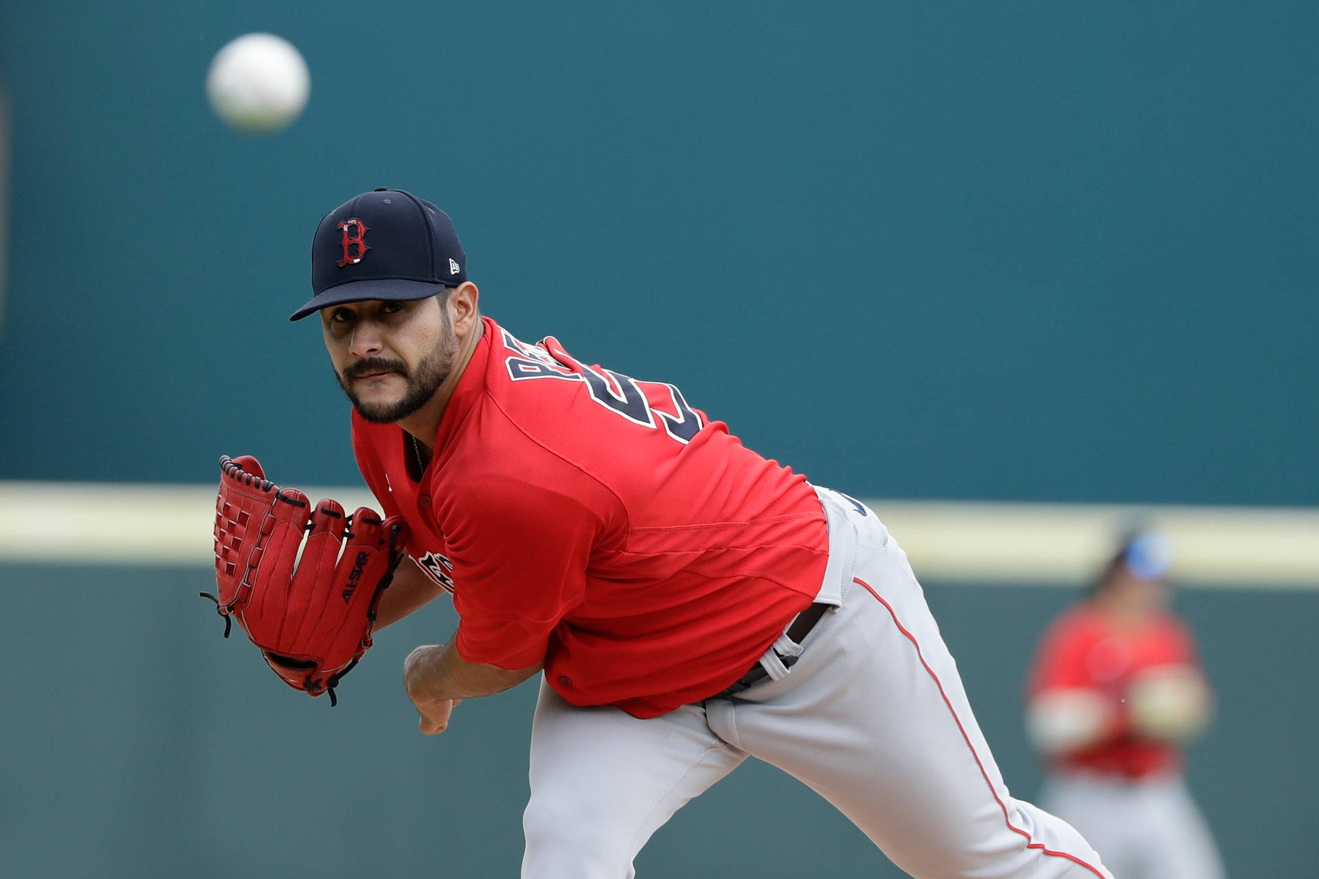 Martin Perez Threw Ball Background