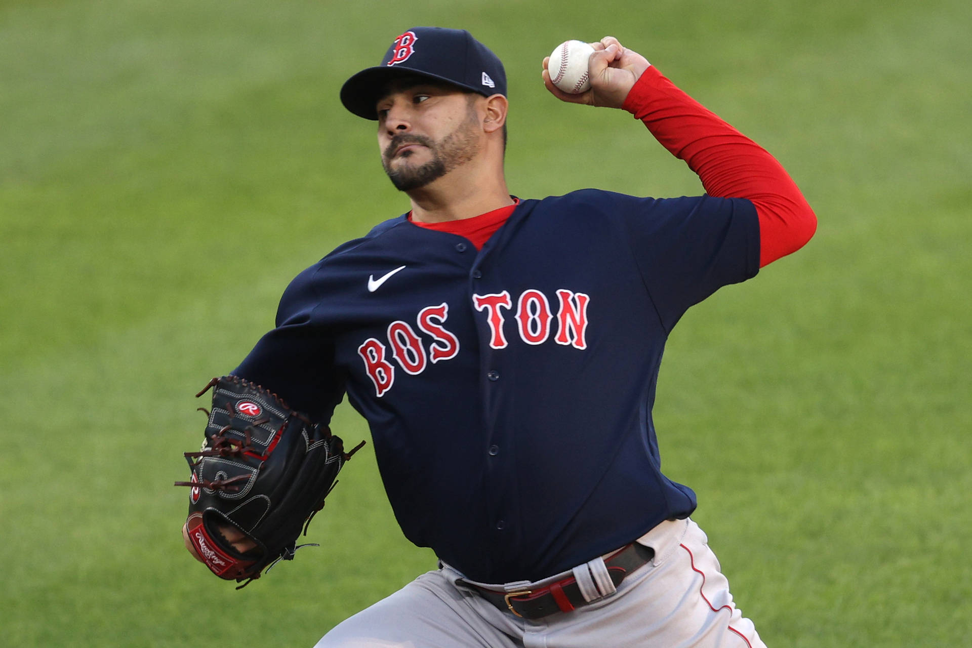 Martin Perez Throwing Baseball Background