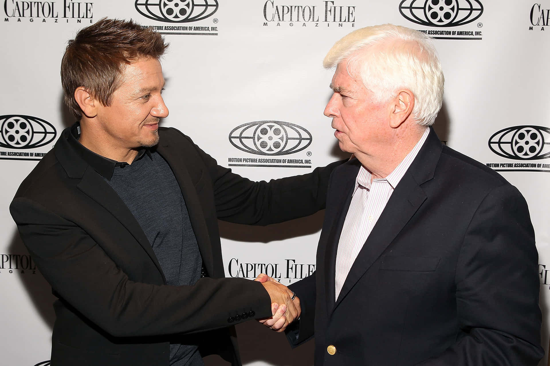 Martin Sheen And Christopher Dodd Background