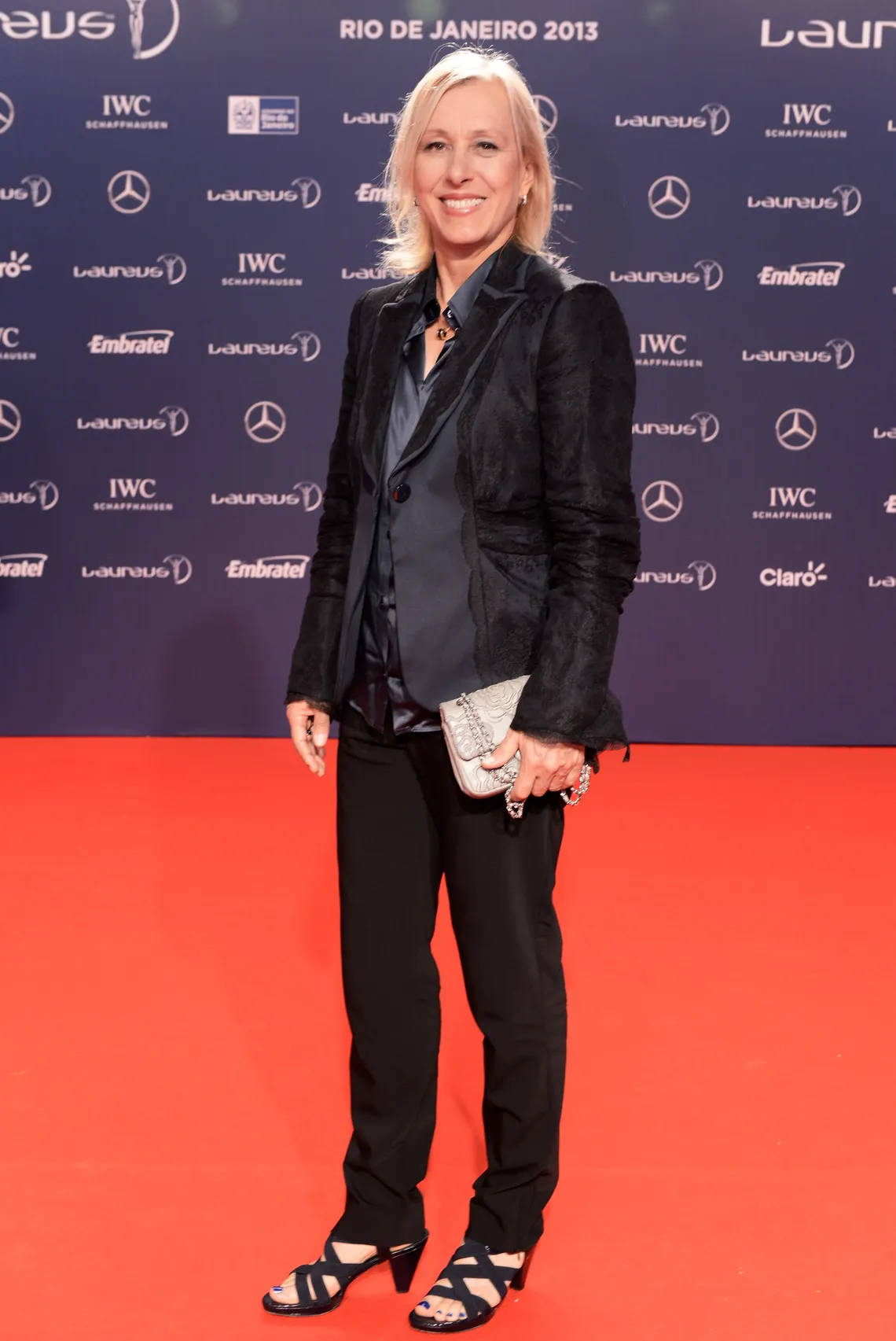 Martina Navratilova At The Red Carpet Background