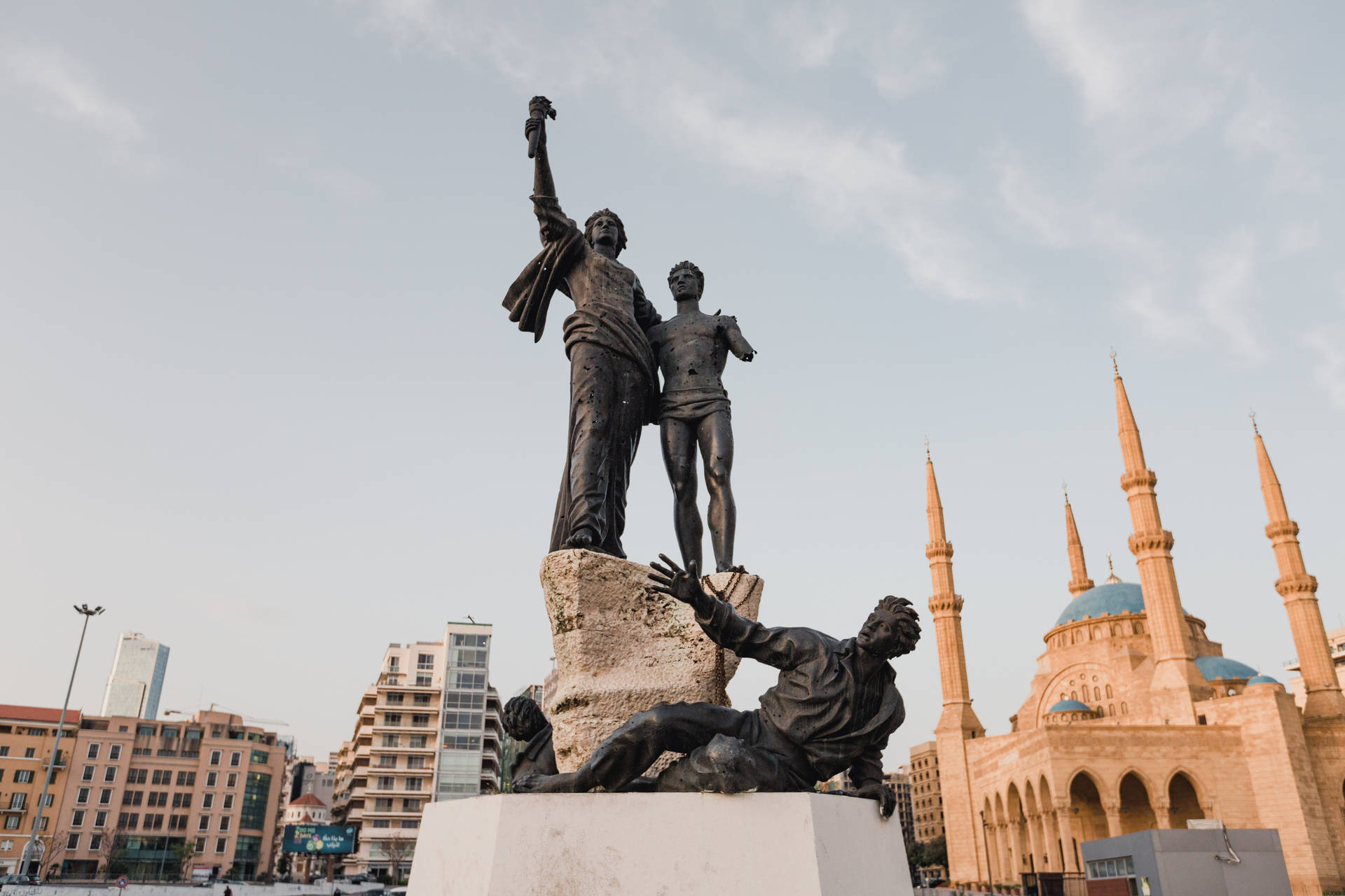 Martyrs' Monument Lebanon Background