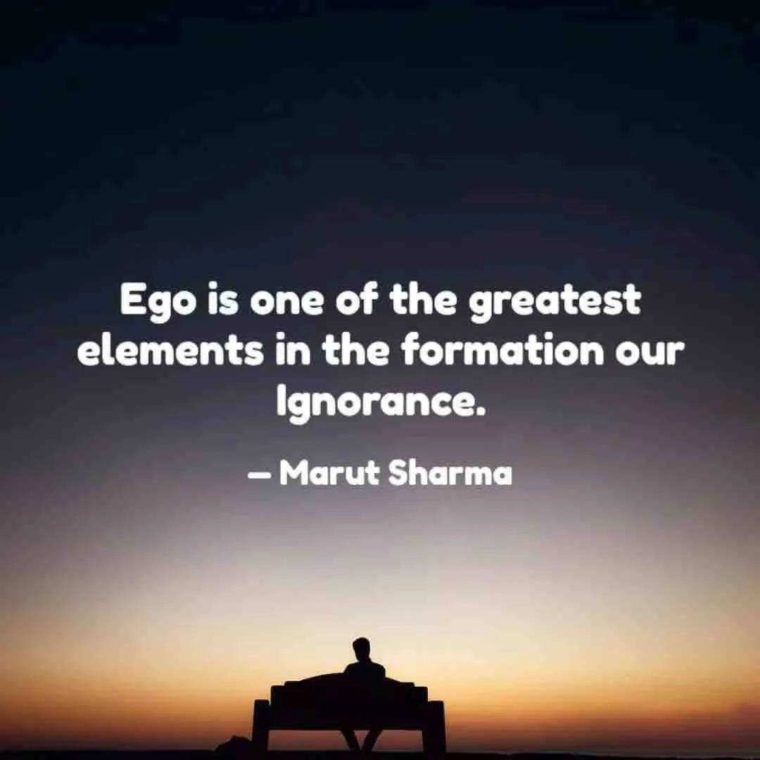 Marut Sharma On Being Ignorant