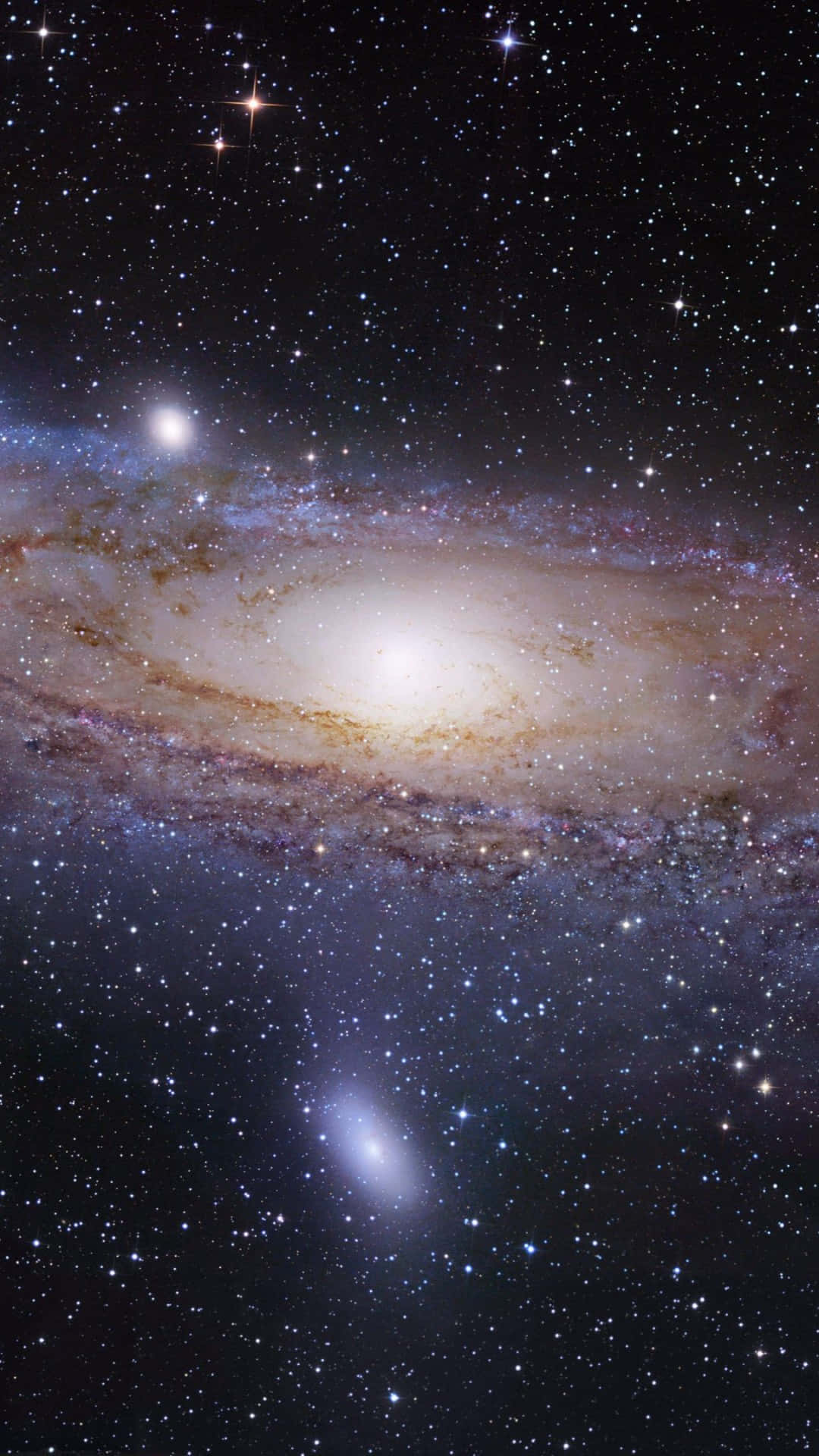Marvel At The Beauty Of The Andromeda Galaxy Background