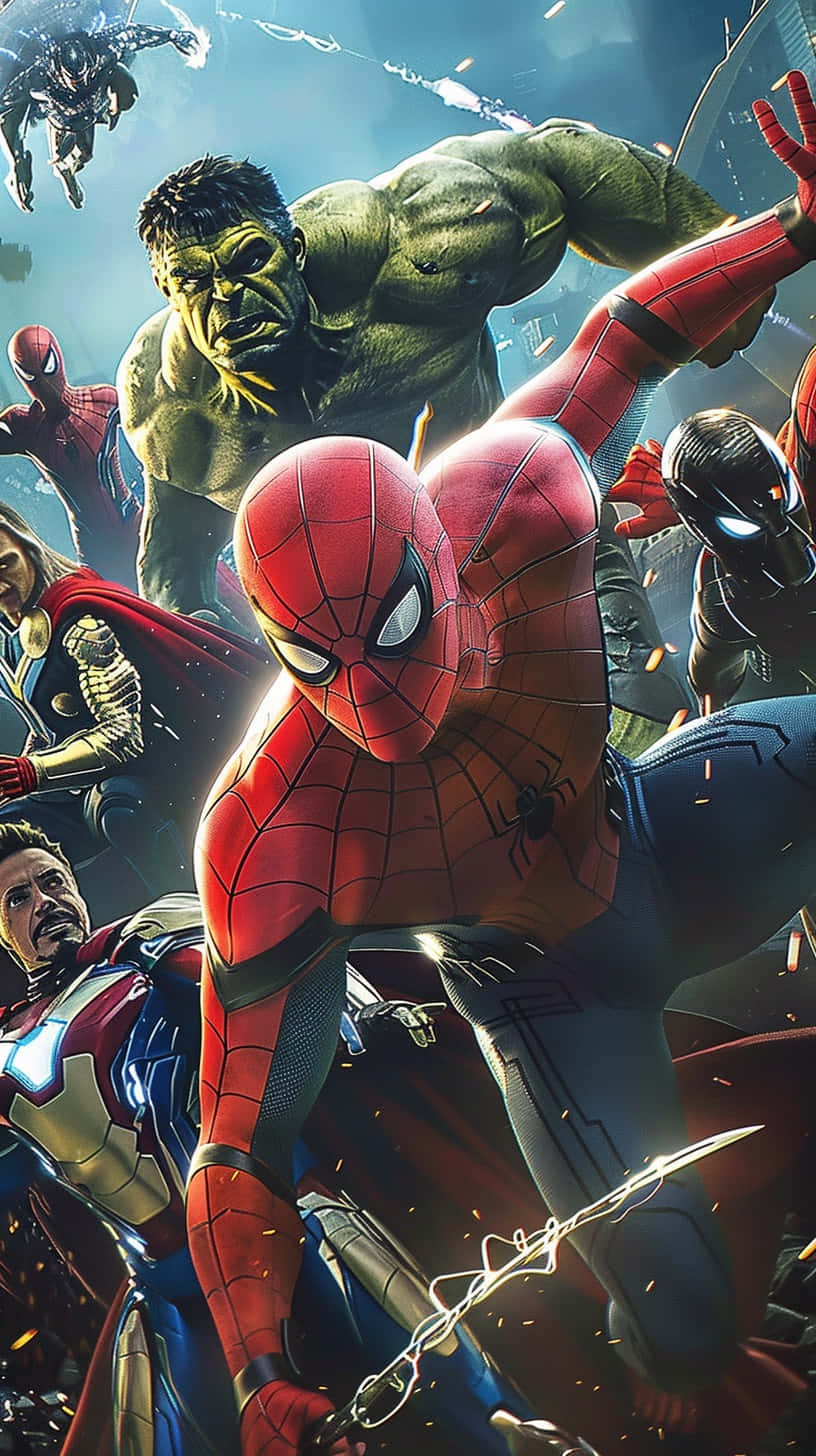 Marvel Avengers Action Packed3 D Artwork