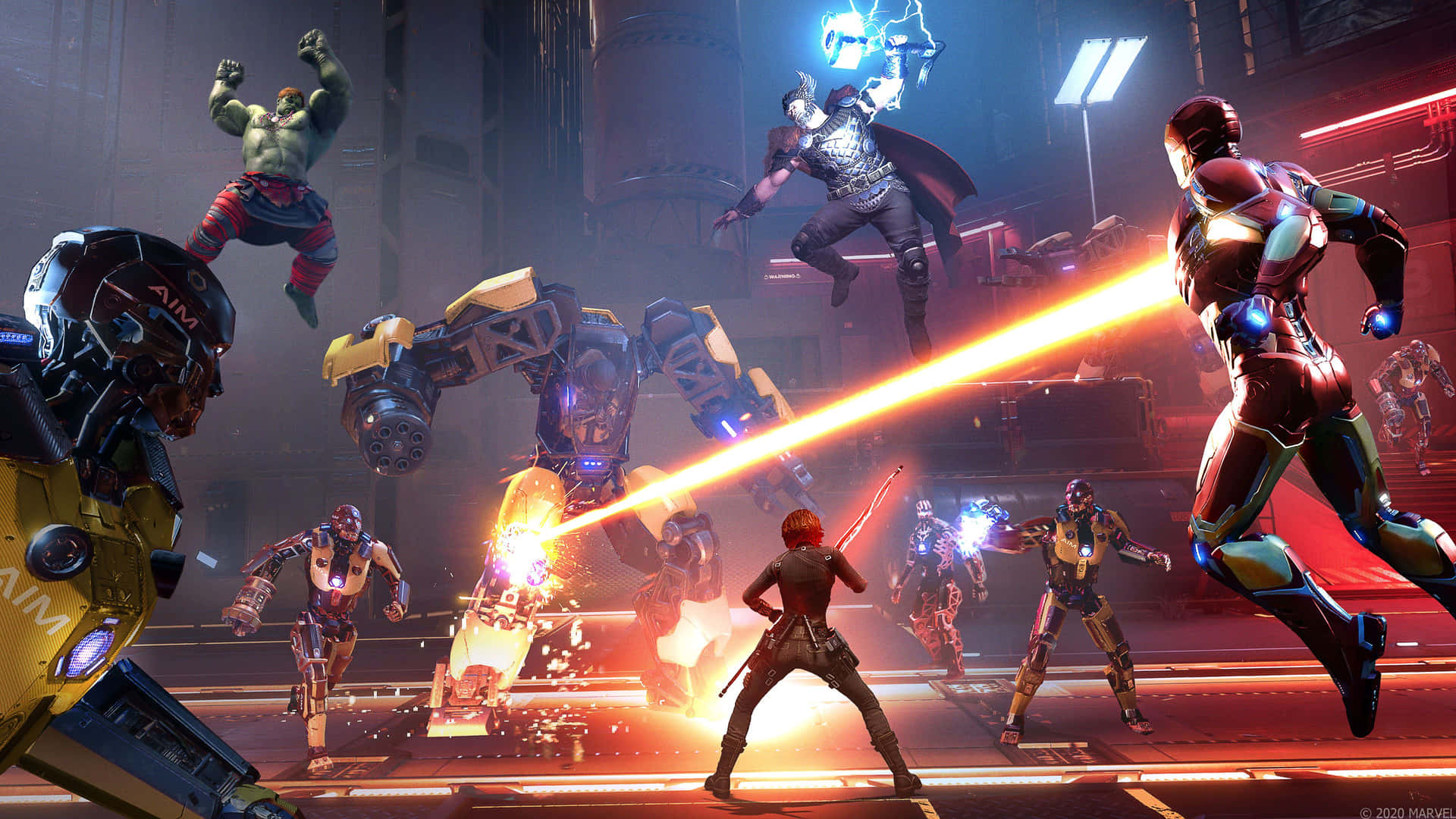 Marvel Avengers Co-operative Game Background