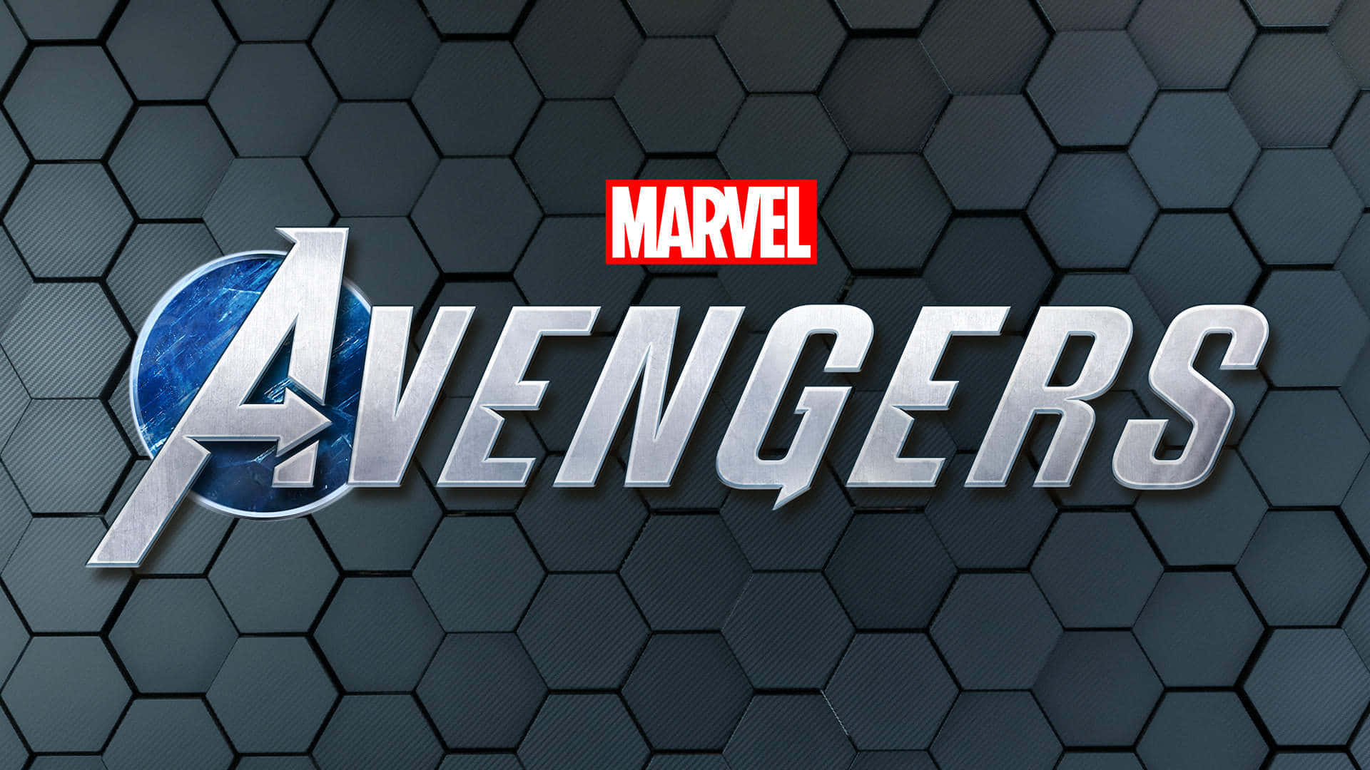 Marvel Avengers Game Logo Wordmark Background