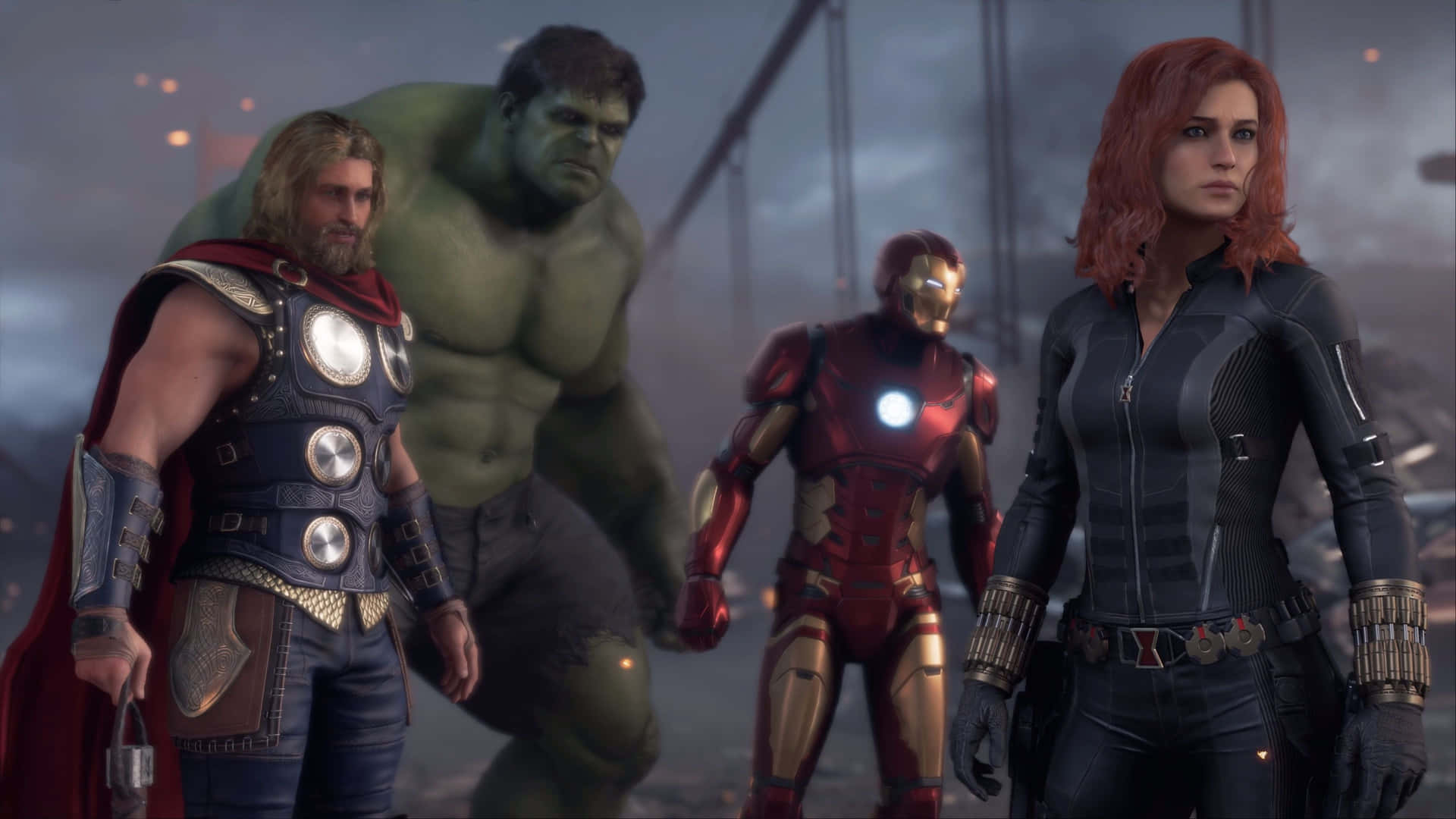 Marvel Avengers Game Single Person Gameplay Background