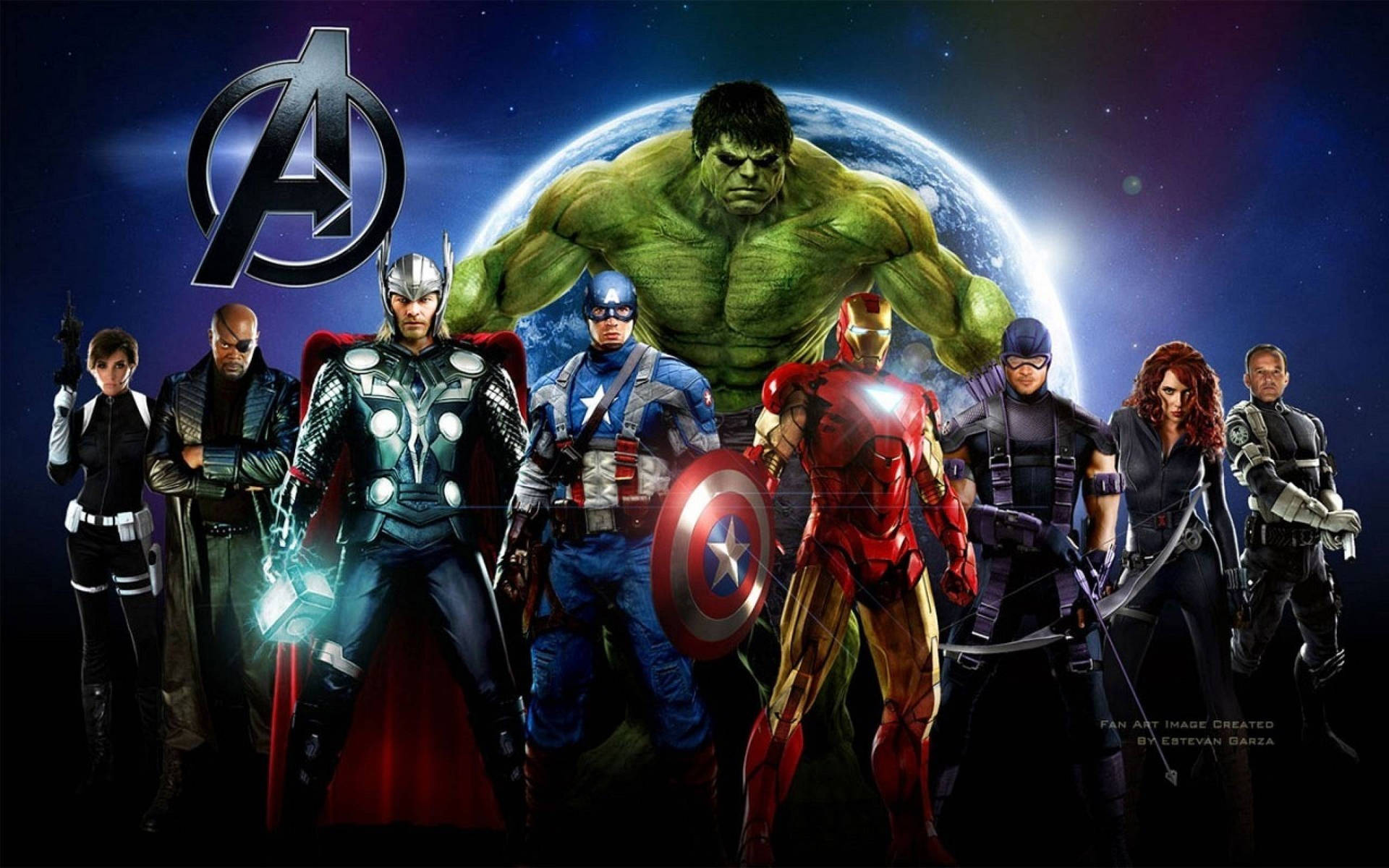 Marvel Avengers Mighty Superheroes Background