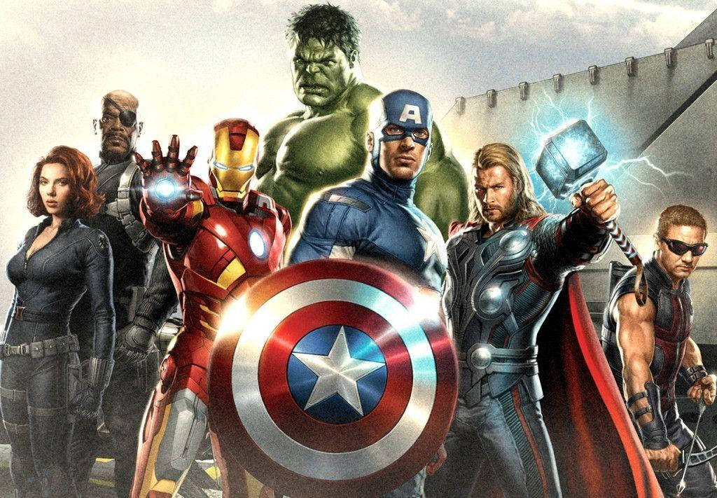 Marvel Avengers Superhero Background