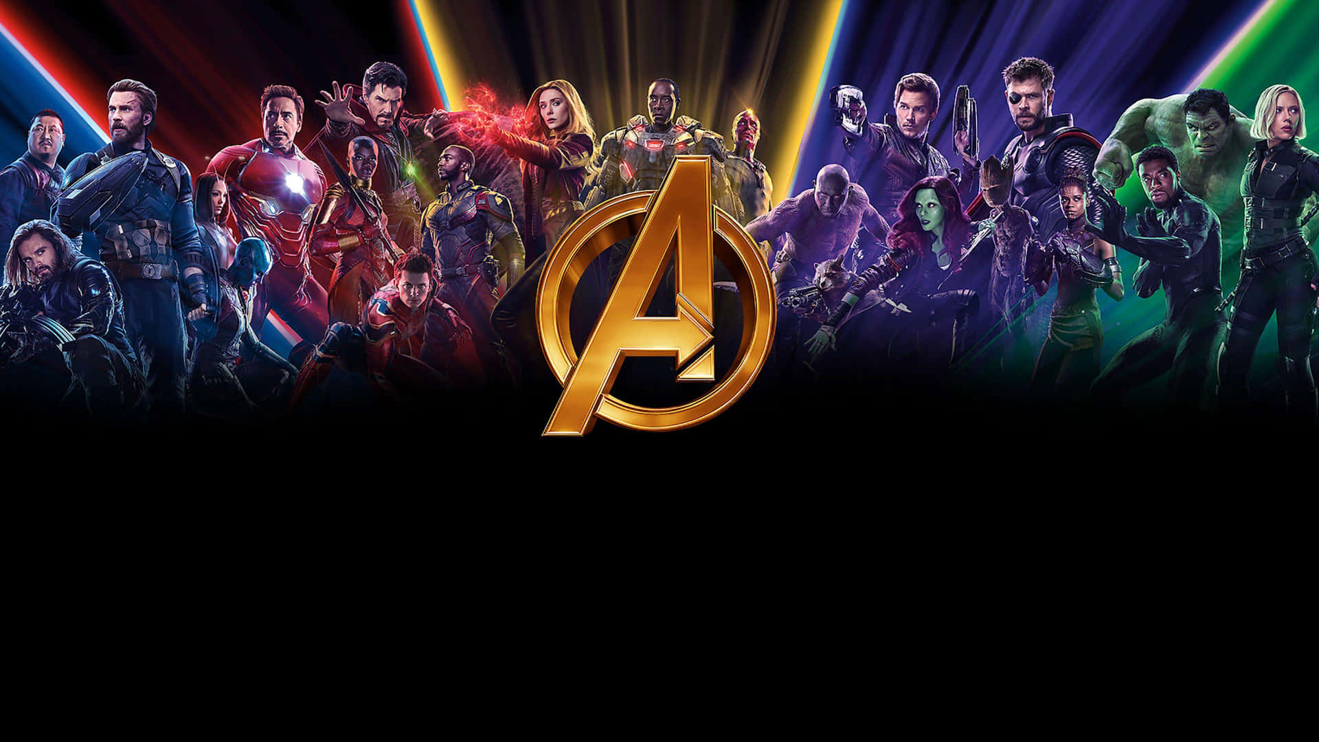 Marvel Avengers Team4 K Background