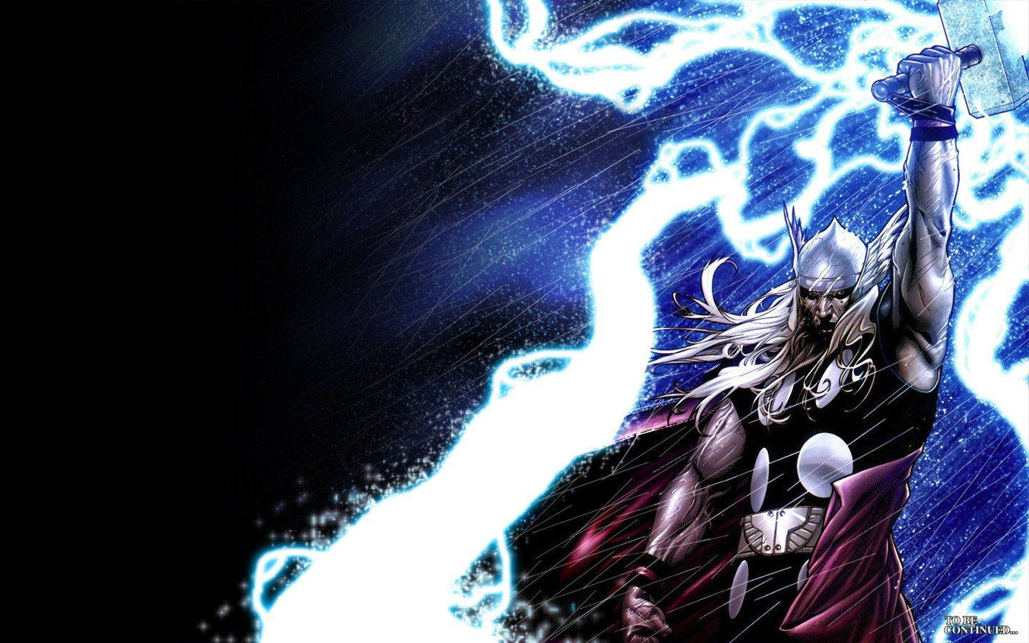 Marvel Comic Thor Superhero Background