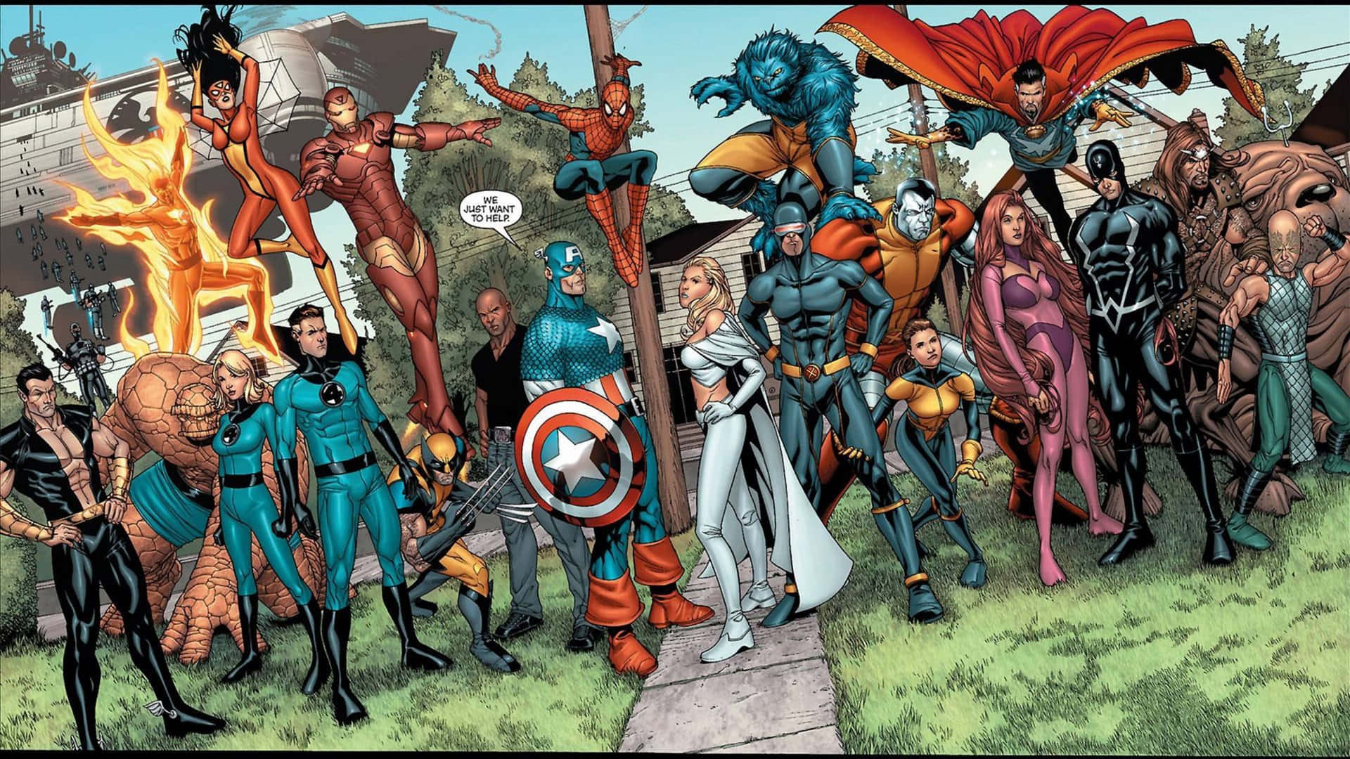 Marvel Comics 2560x1440 Wallpaper Background