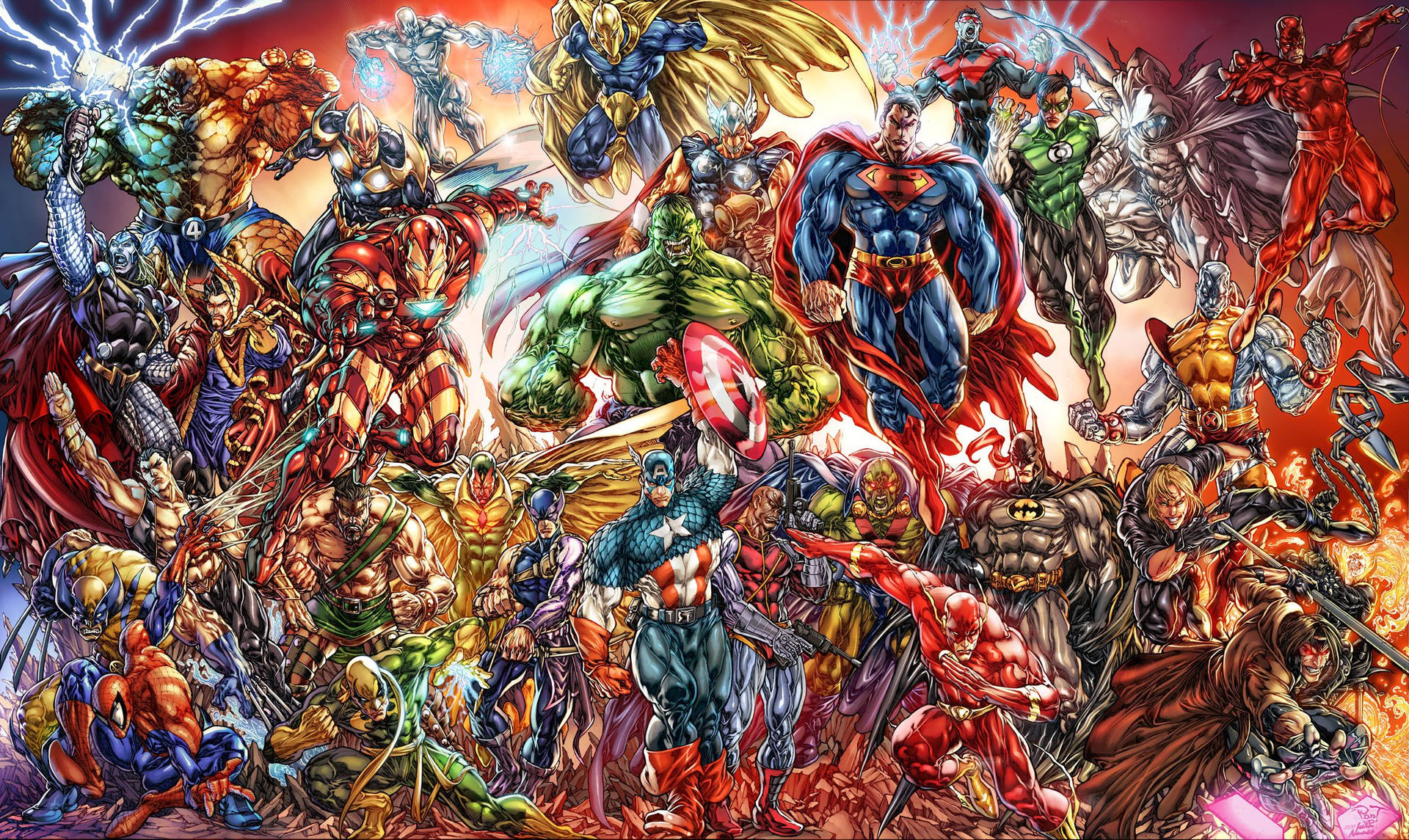 Marvel Comics Background