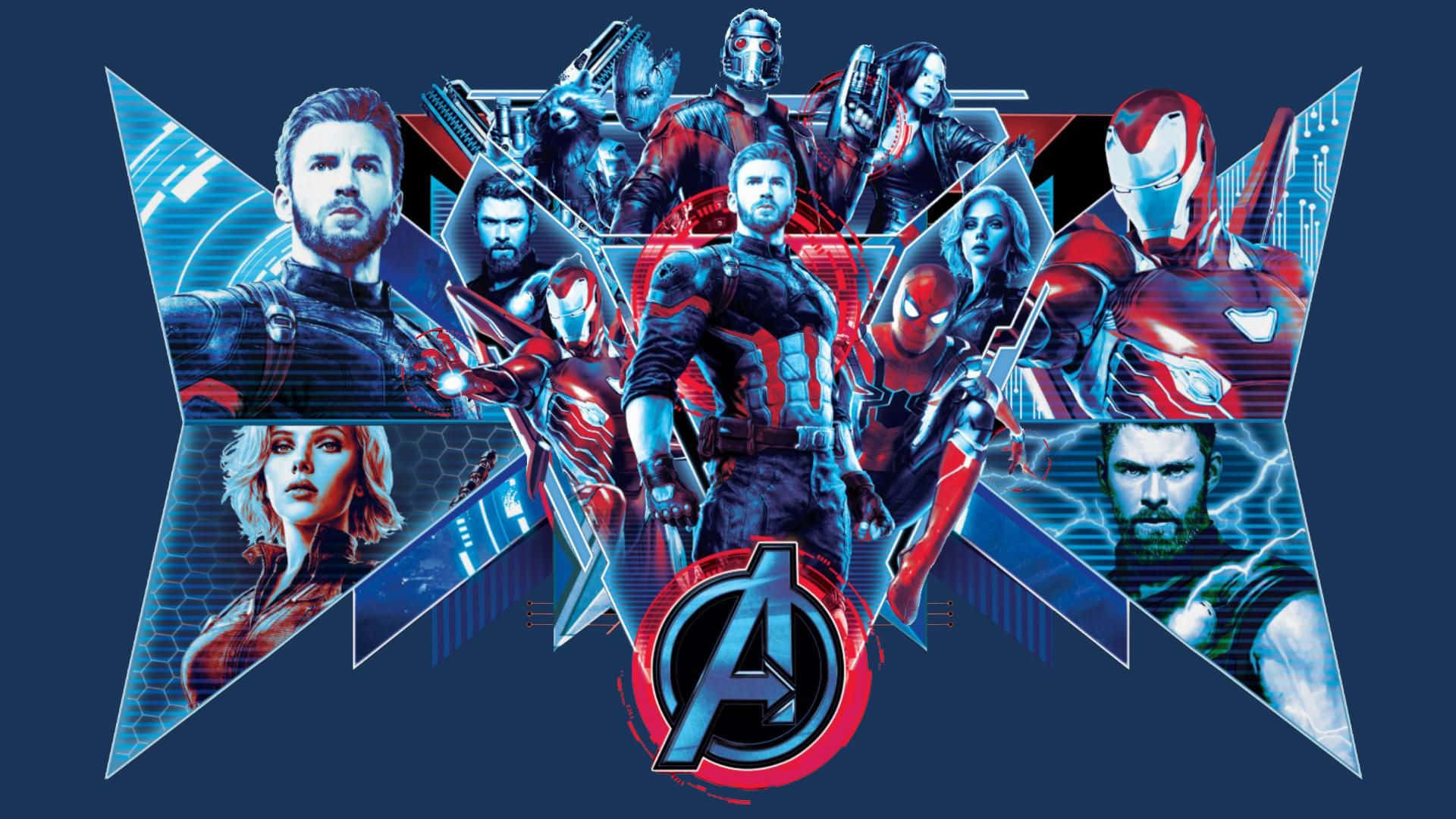 Marvel Comics Logo Over Roaring Background Background