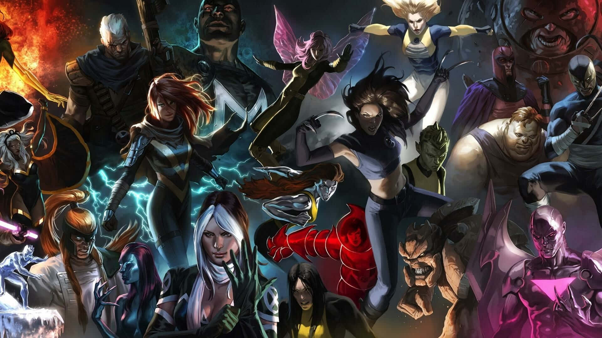 Marvel Dual Screen – Stay Connected Background